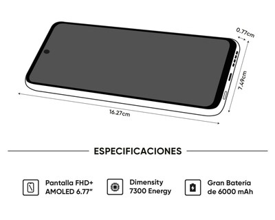 Foto 8 | Celular Realme 14 Pro 5G Liberado 256 GB Gris