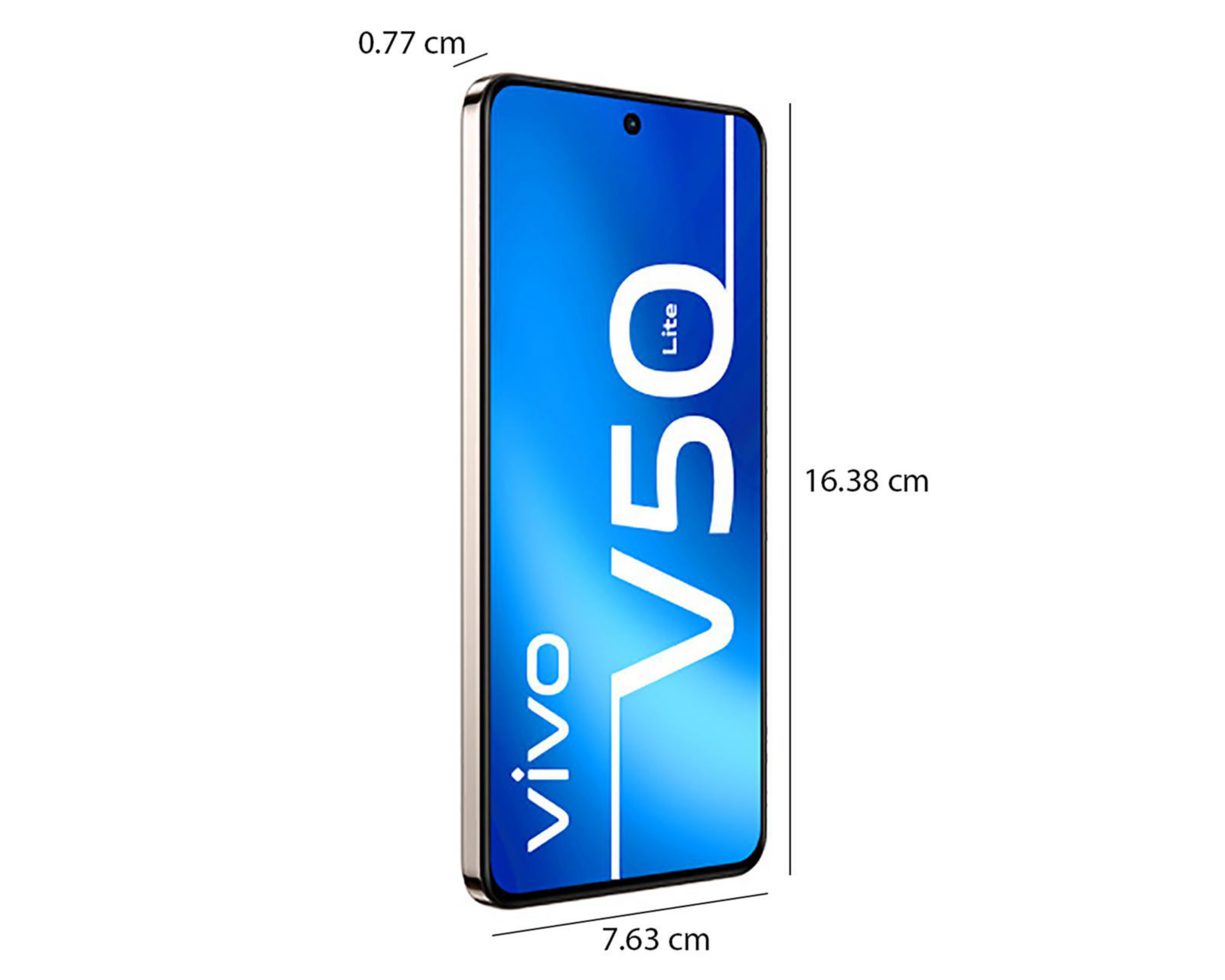 Foto 9 pulgar | Celular vivo V50 Lite 5G Liberado 256 GB Dorado