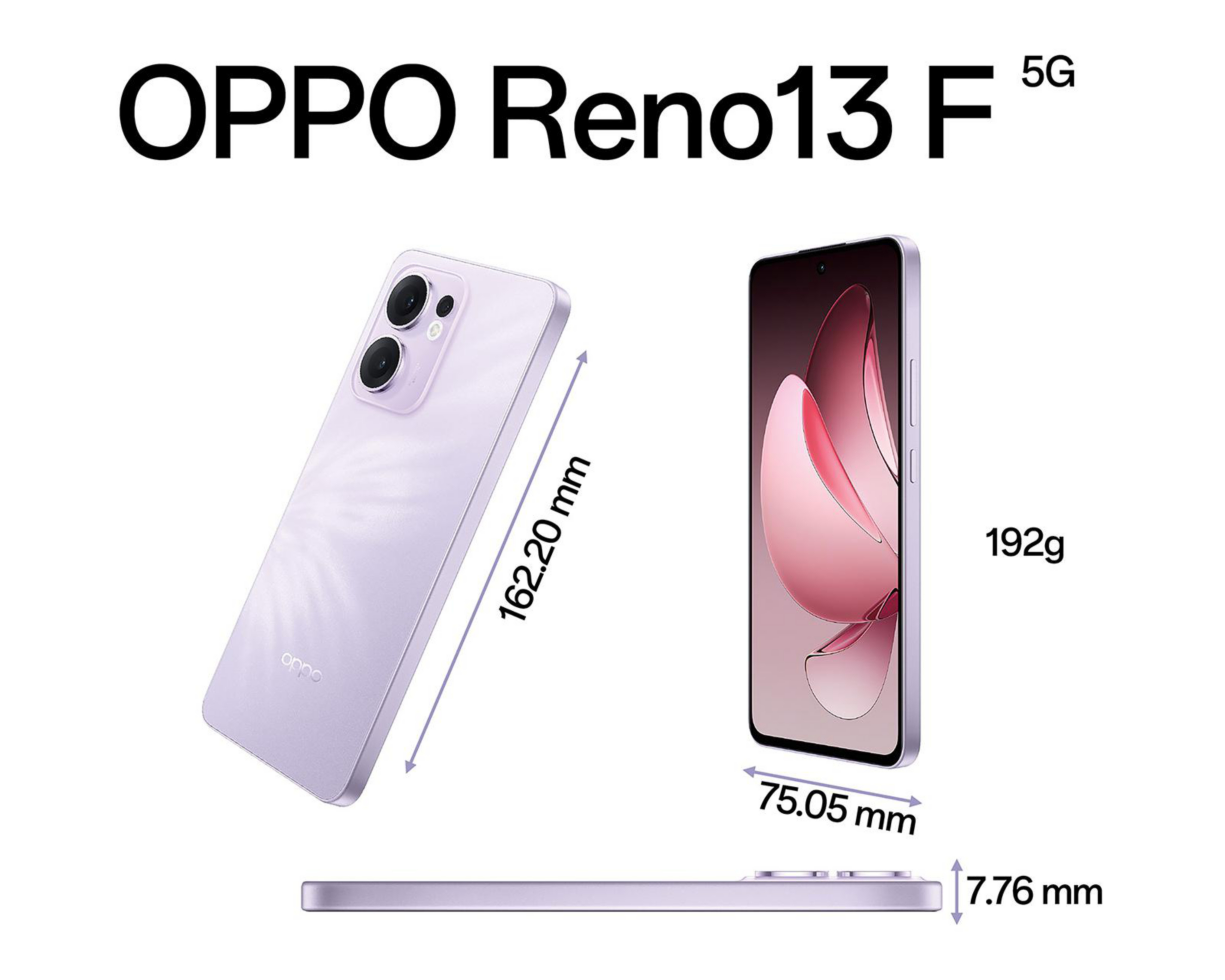 Foto 8 pulgar | Movistar Oppo Reno 13F 5G 256 GB Morado