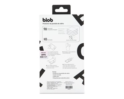 Foto 2 | Protector de Vidrio Templado Blob para OPPO Reno 13 F