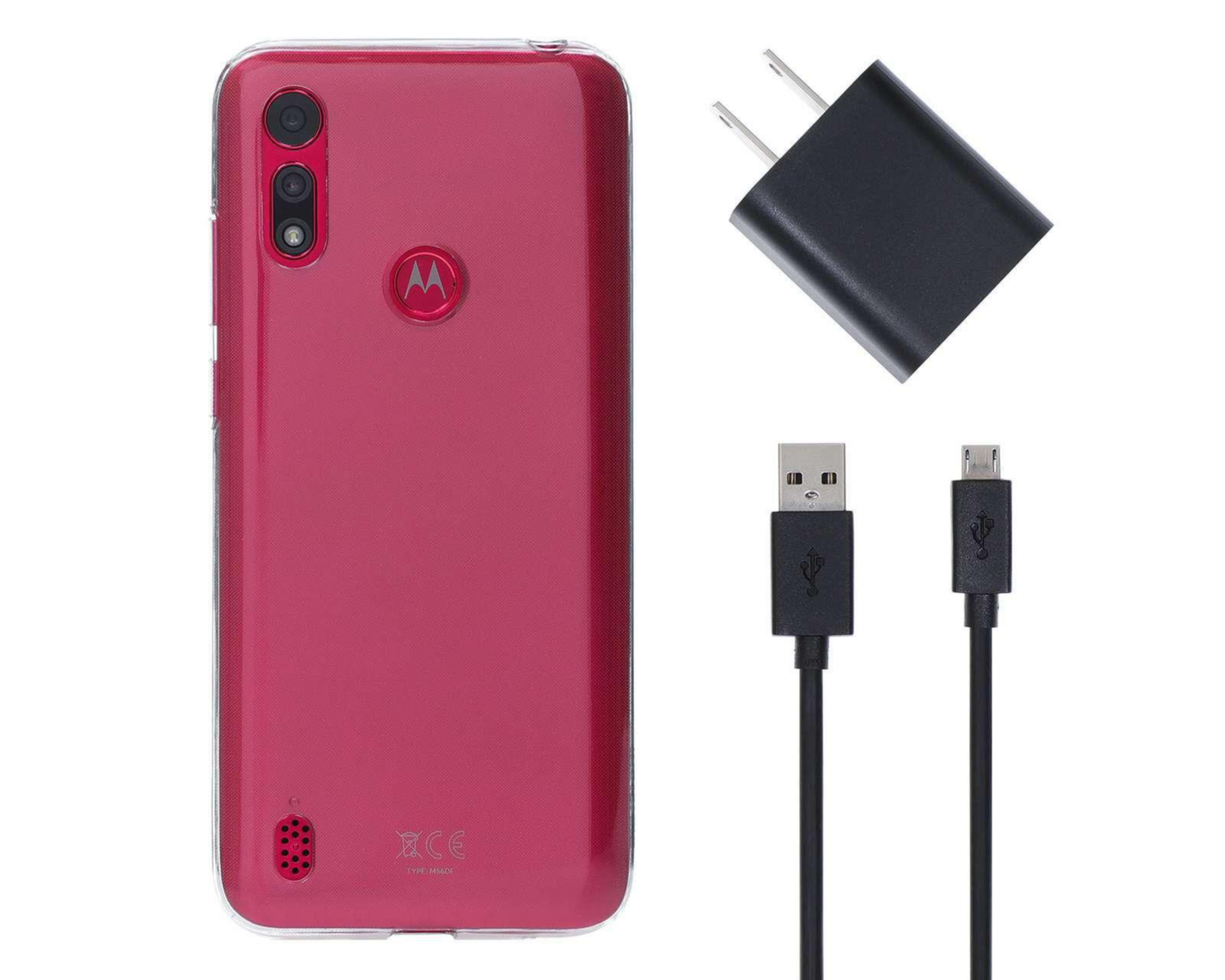 Foto 7 pulgar | AT&T/Unefon Motorola Moto E6s 32 GB Rosa