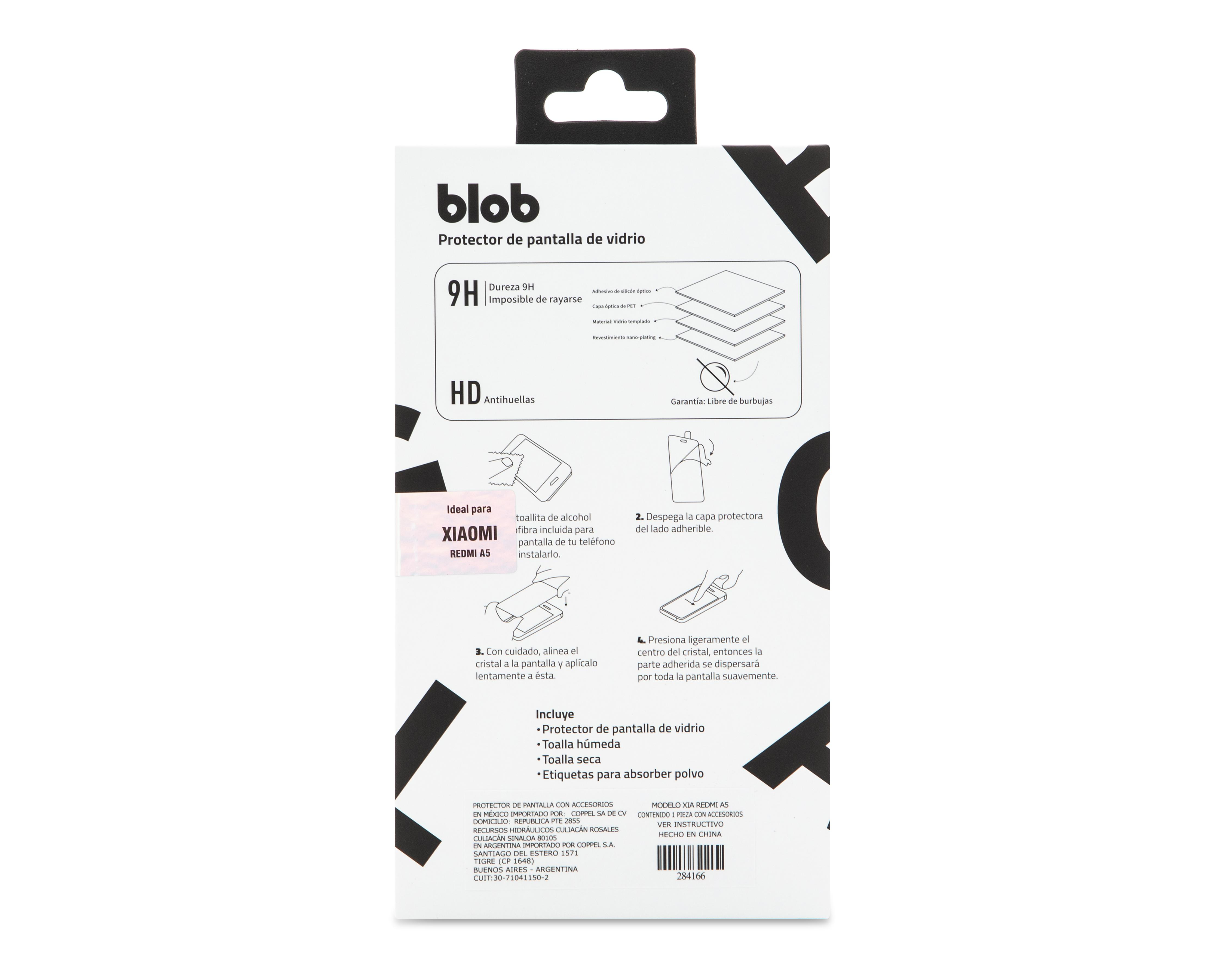 Foto 3 pulgar | Protector de Vidrio Templado Blob para Xiaomi Redmi A5