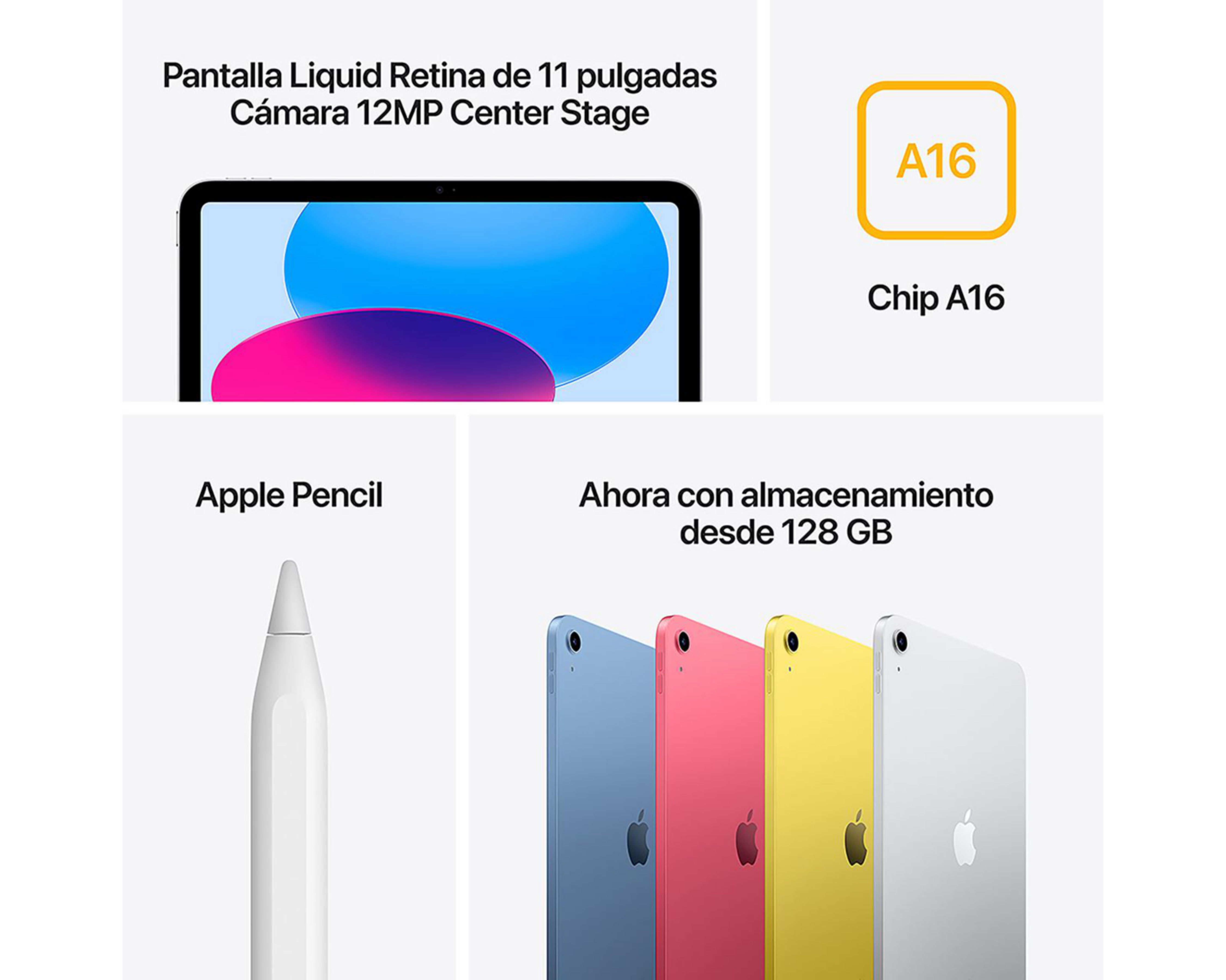 Foto 7 pulgar | iPad 11 128 GB Plata