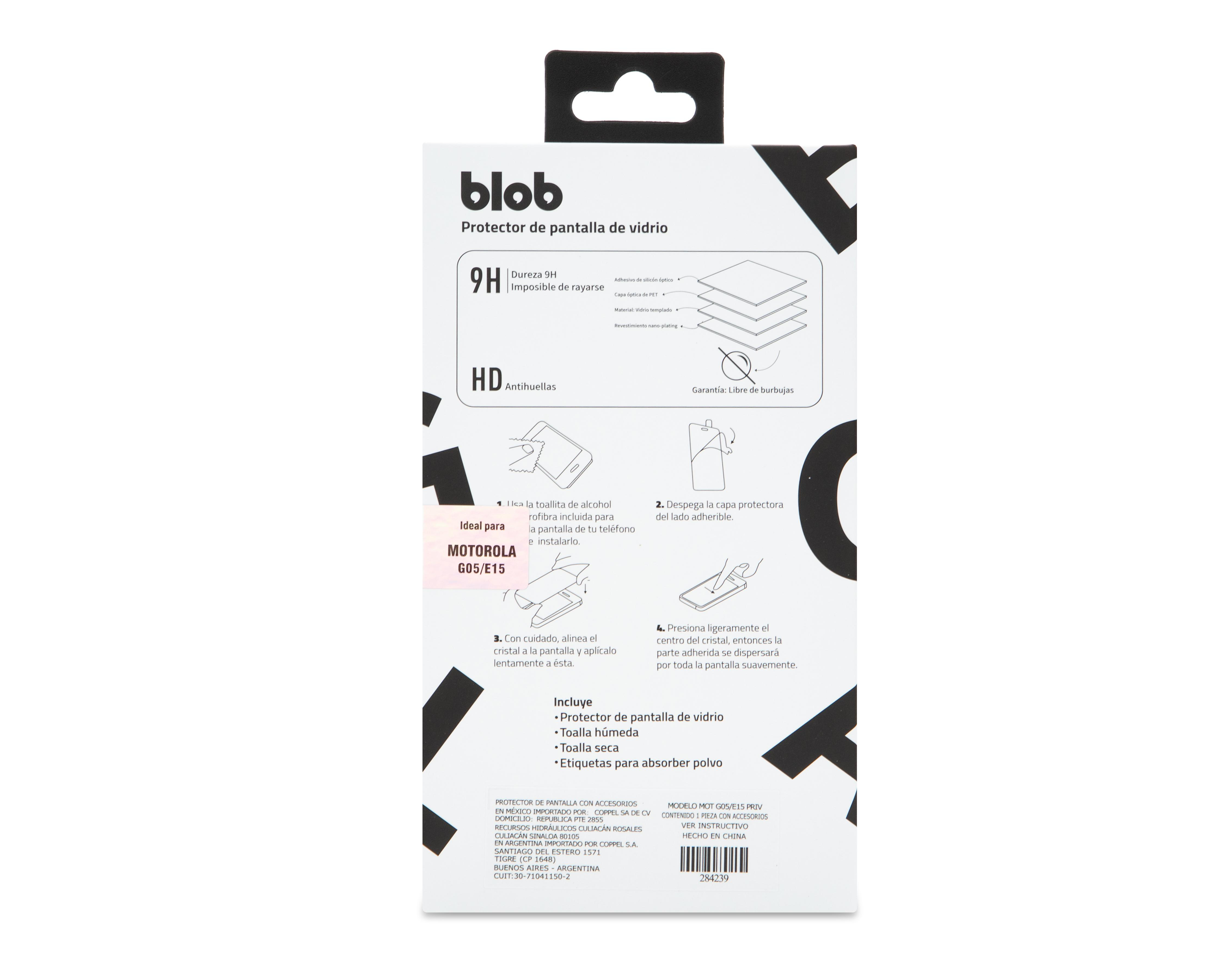 Foto 2 | Protector de Pantalla Blob para Motorola Moto G05/E15