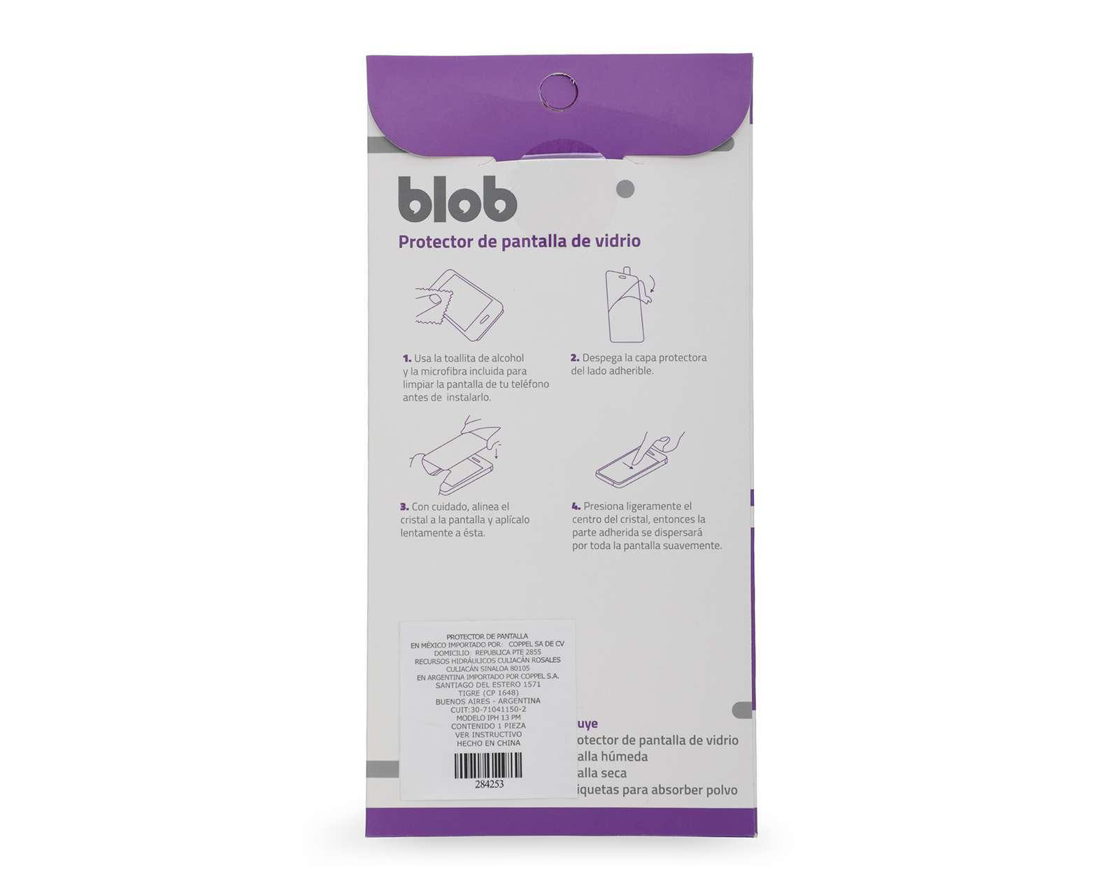 Foto 3 pulgar | Protector de Pantalla Blob para iPhone 13/13 Pro