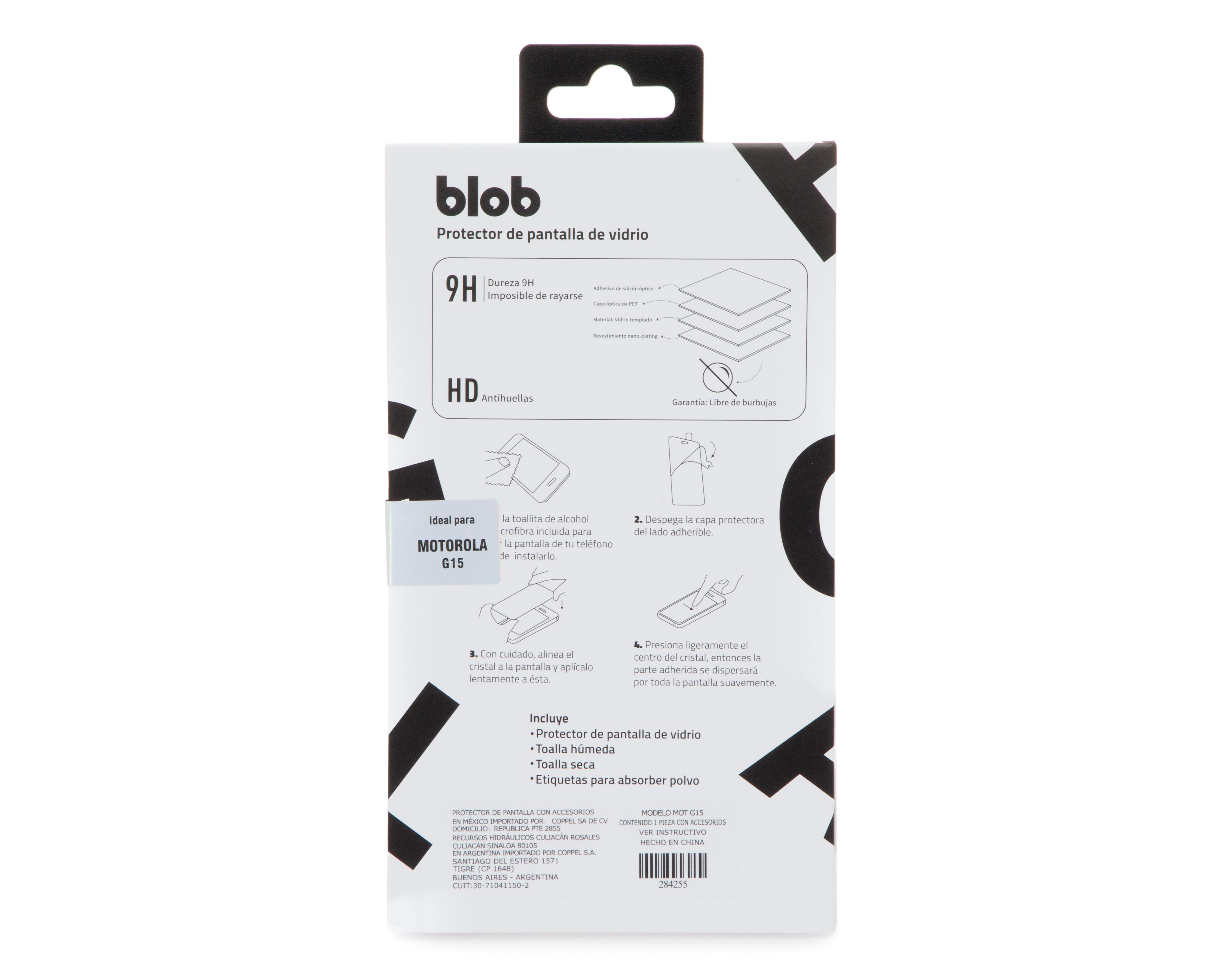 Foto 2 | Protector de Pantalla Blob para Motorola Moto G15