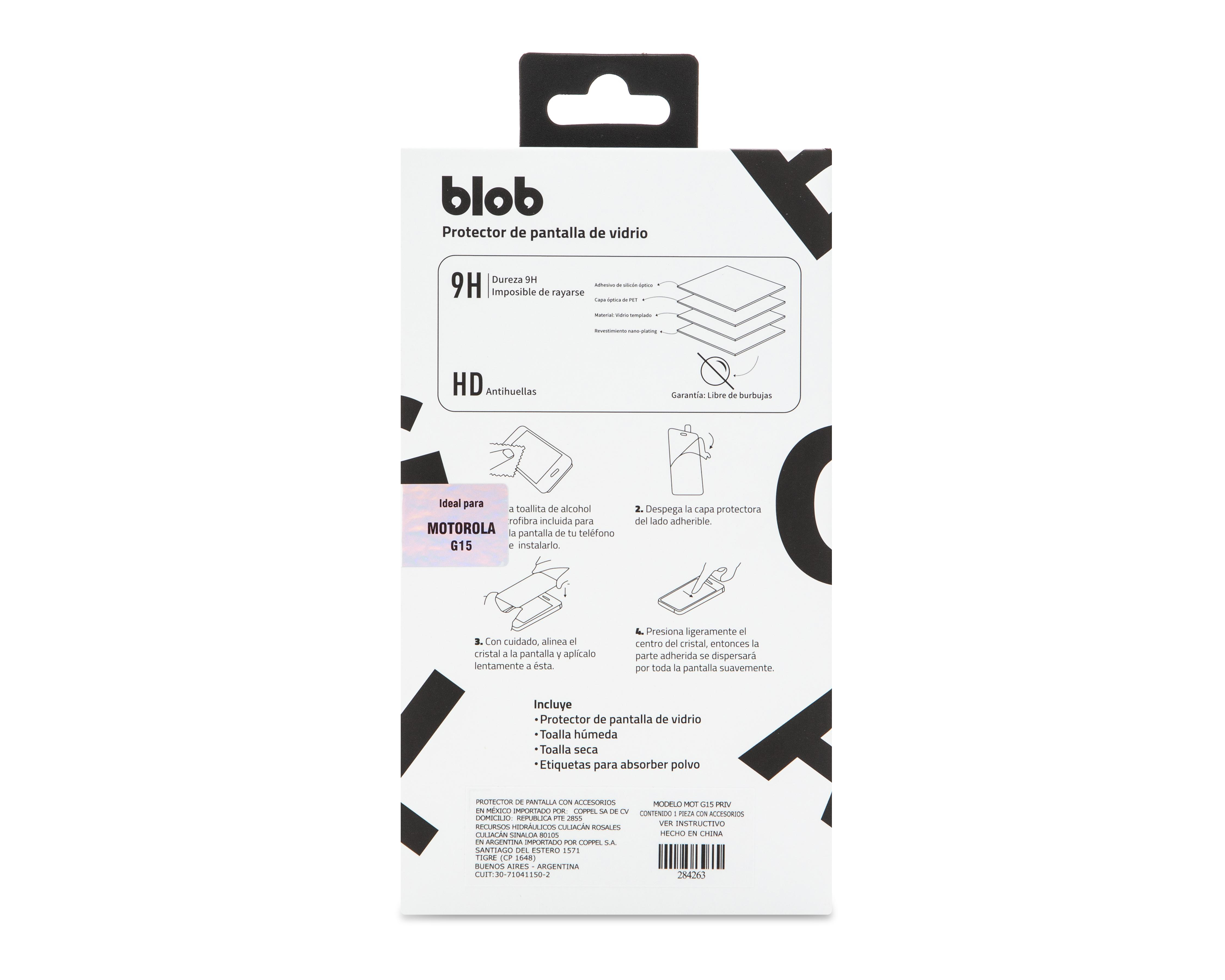 Foto 3 pulgar | Protector de Pantalla de Privacidad Blob para Motorola Moto G15