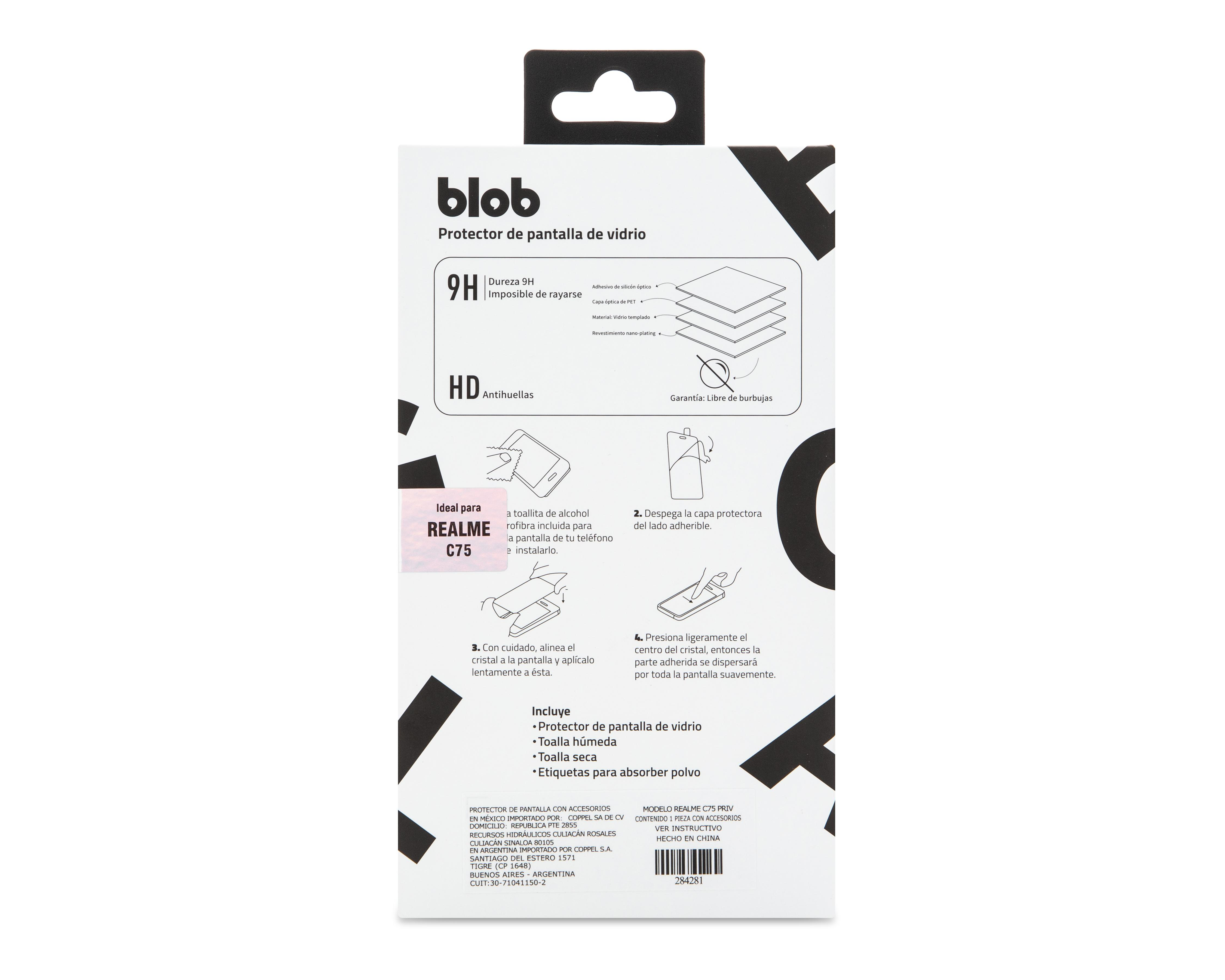 Foto 3 pulgar | Protector de Pantalla Blob para Realme C75