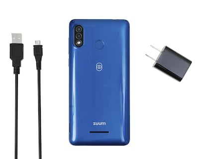Foto 6 | Celular Zuum Liberado Akus Z1 Dual Sim 32 GB Azul