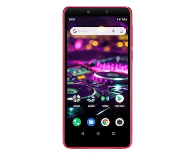 Foto 2 | Celular Zuum Desbloqueado Akus Z1 Dual Sim 32 GB Rojo