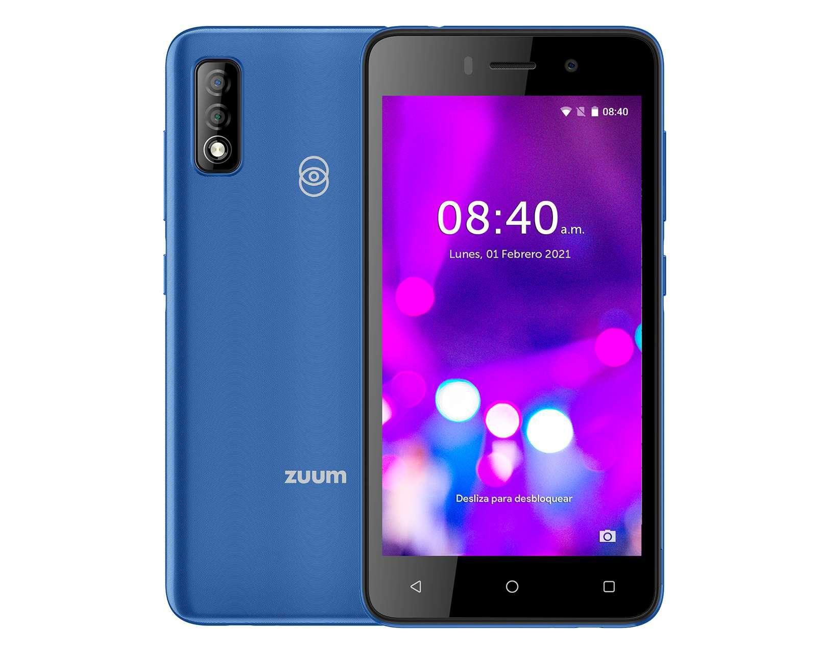 Celular Zuum Desbloqueado Magno C1 Dual Sim 16 GB Azul