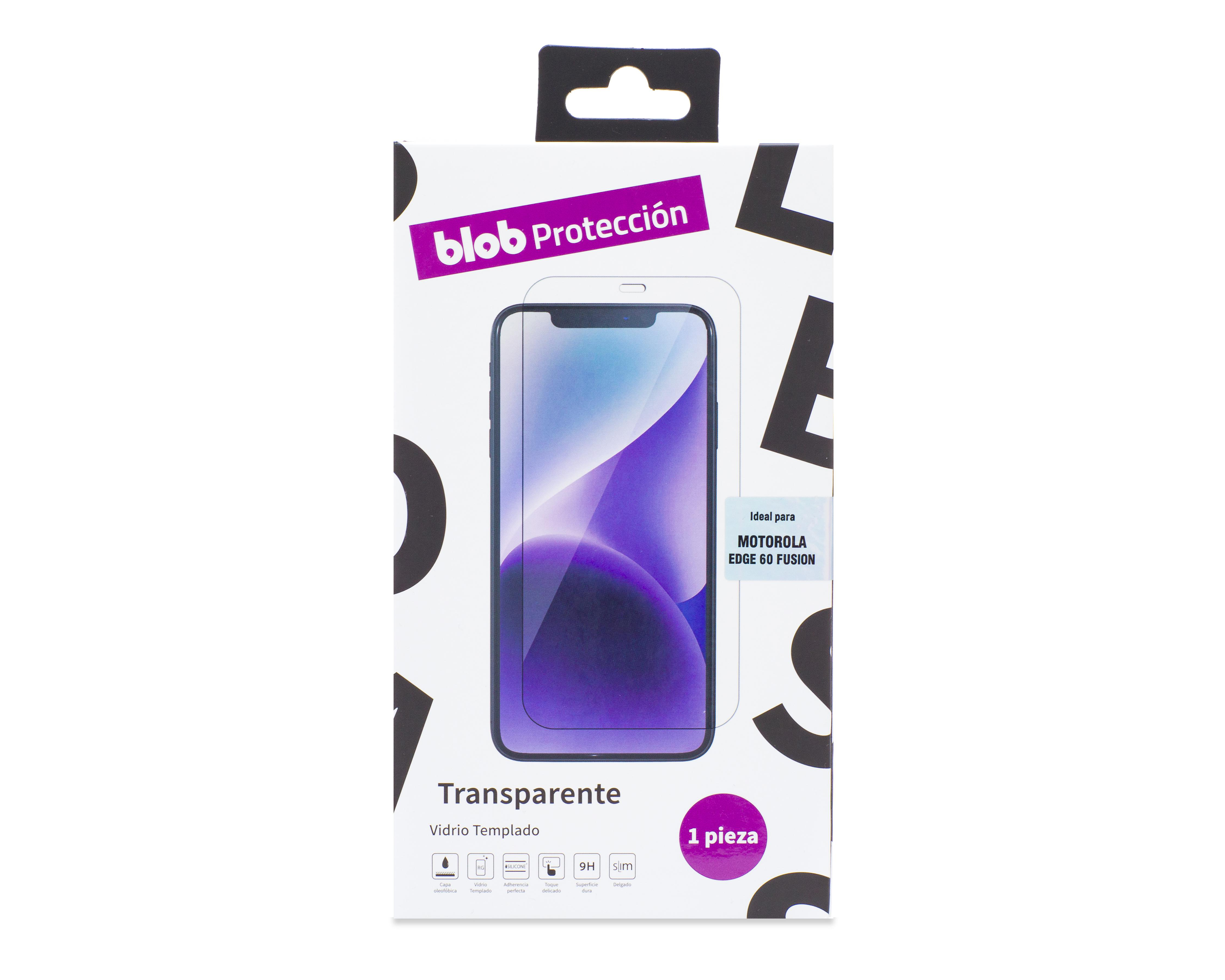 Foto 2 pulgar | Protector de Pantalla de Vidrio Templado Blob para Motorola Edge 60 Fusion