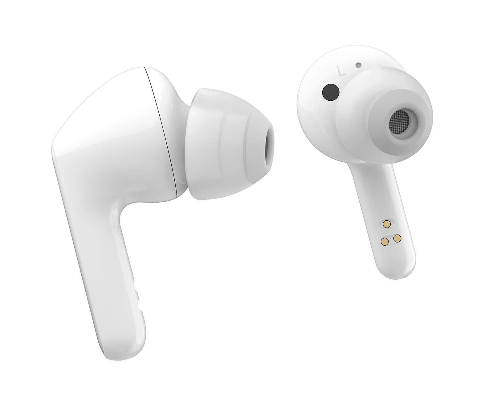 Foto 3 pulgar | Audífonos Inalámbricos LG con Geles para Oído Hipoalergénicos de Grado Médico y Bluetooth Tone Free FN4 Blancos