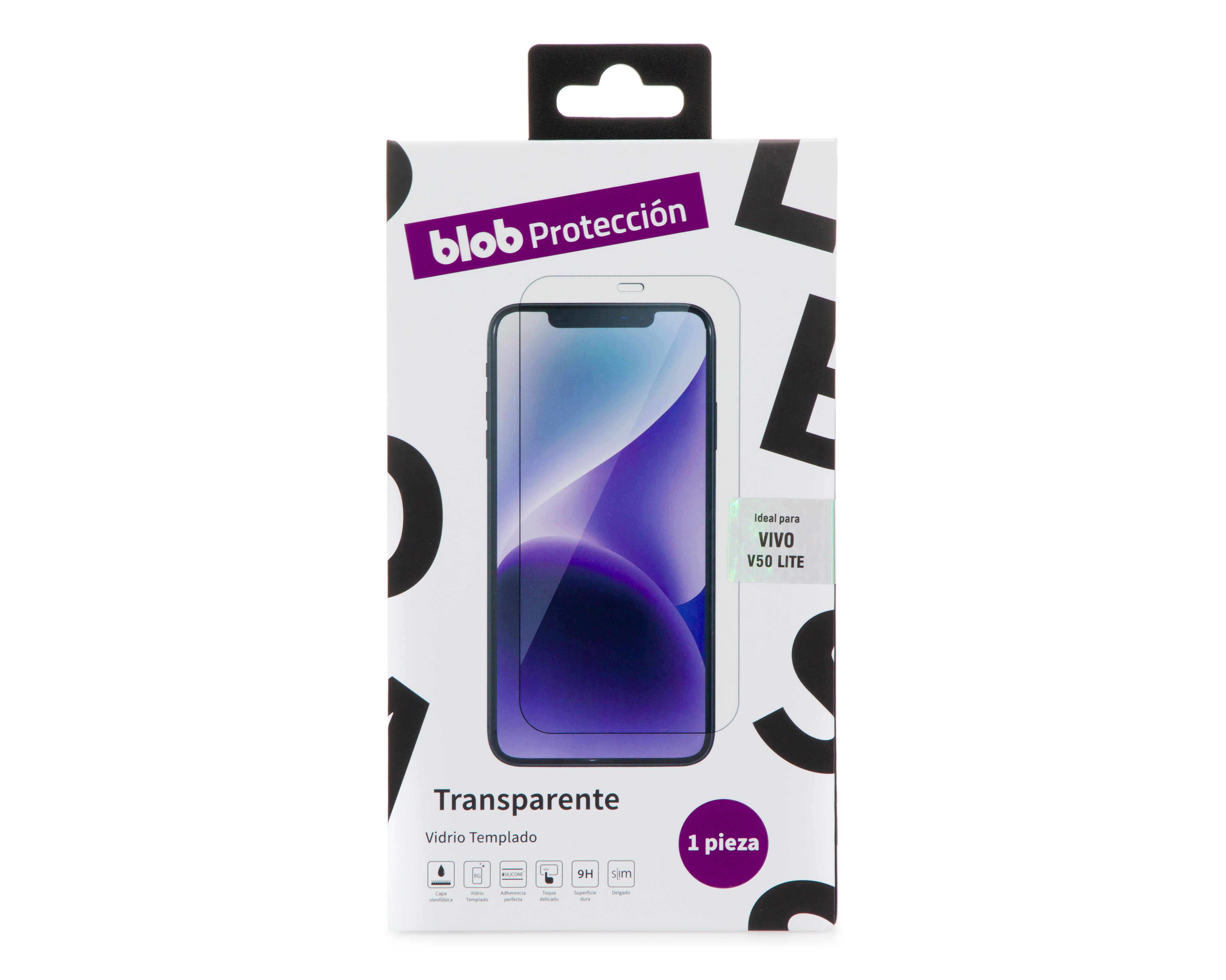 Foto 2 pulgar | Protector de Pantalla Blob para vivo V50 Lite