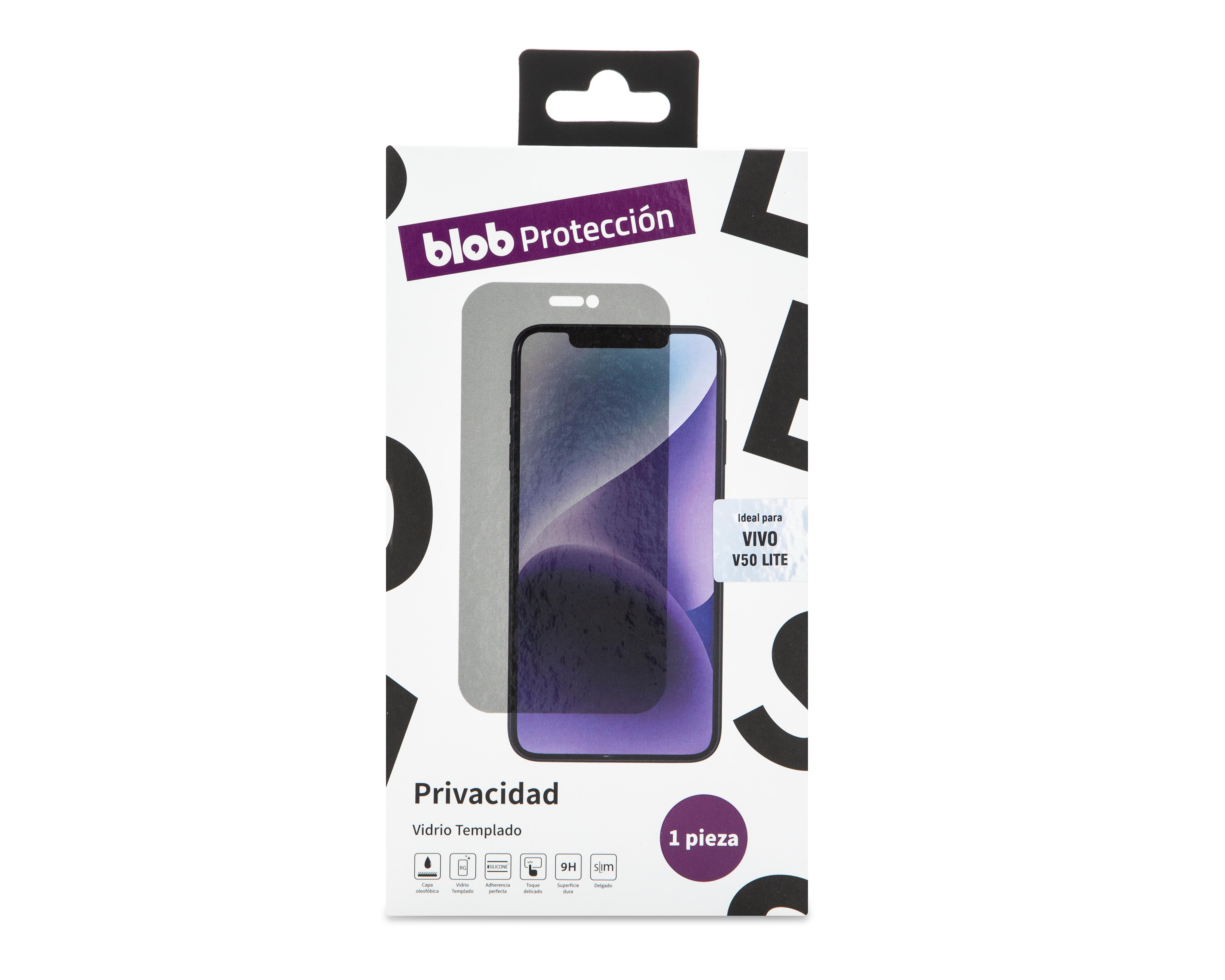 Foto 2 pulgar | Protector de Pantalla de Privacidad Blob para Vivo V50 Lite