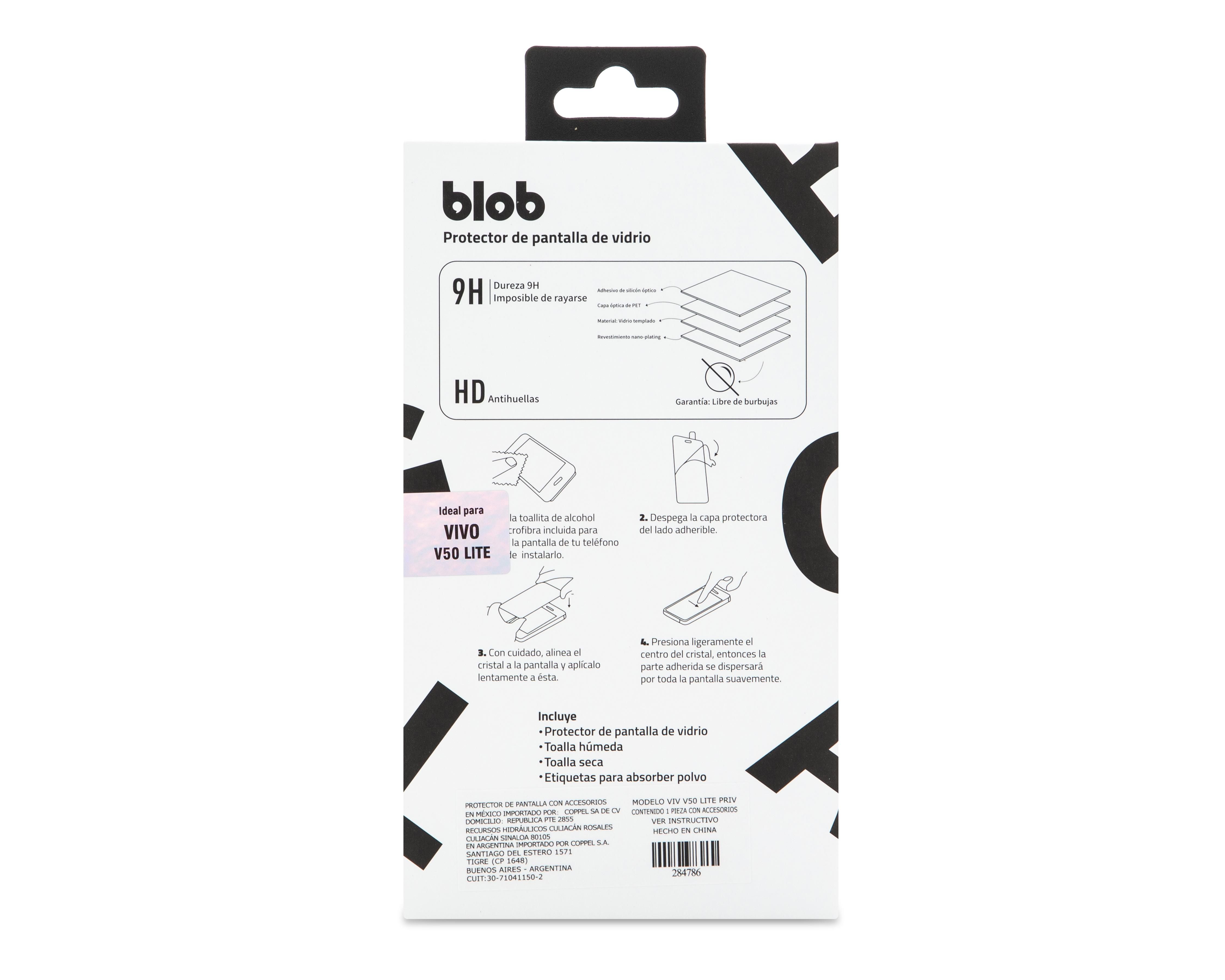 Foto 3 pulgar | Protector de Pantalla de Privacidad Blob para Vivo V50 Lite