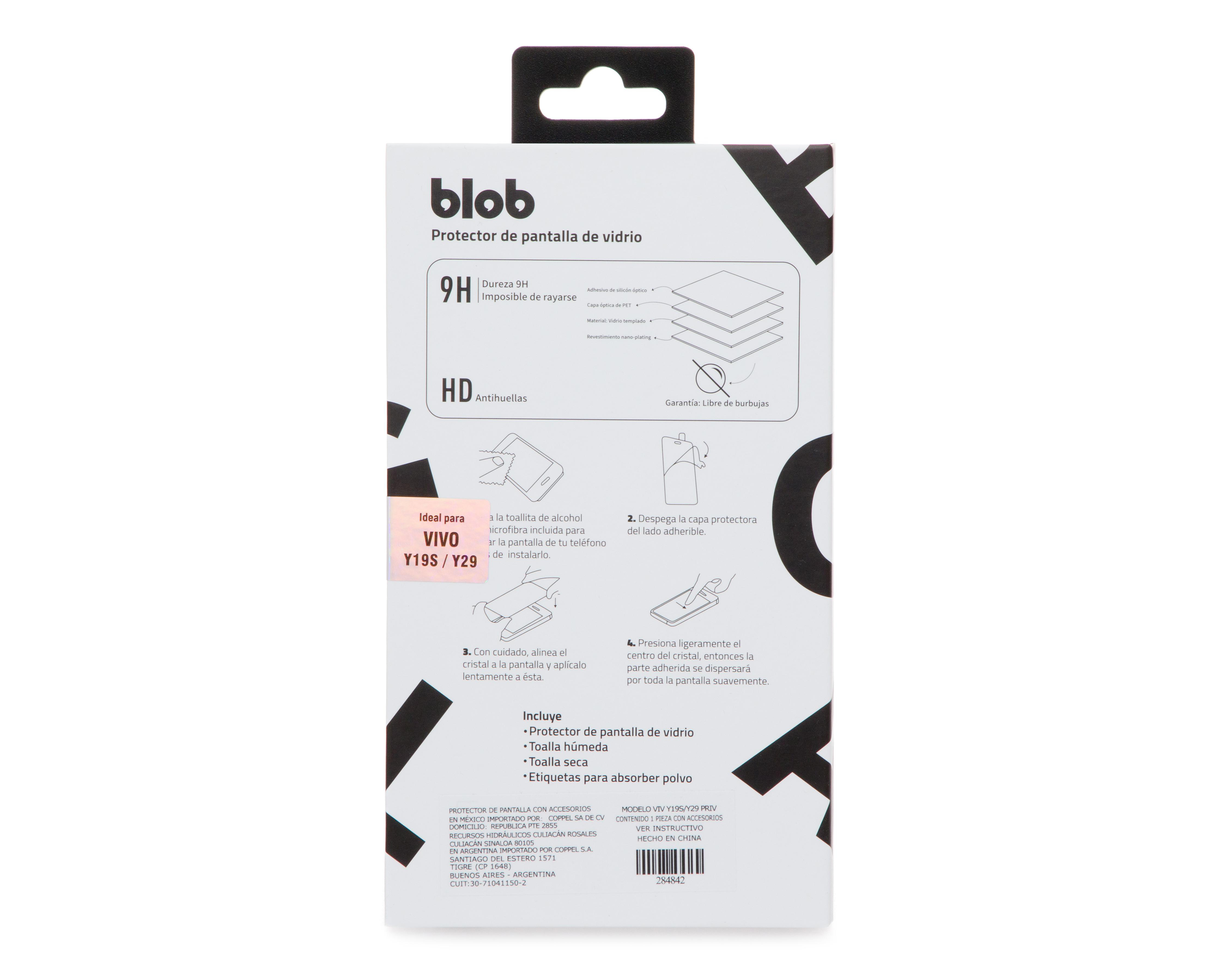 Foto 3 pulgar | Protector de Pantalla de Privacidad Blob para Vivo Y19S y Y29