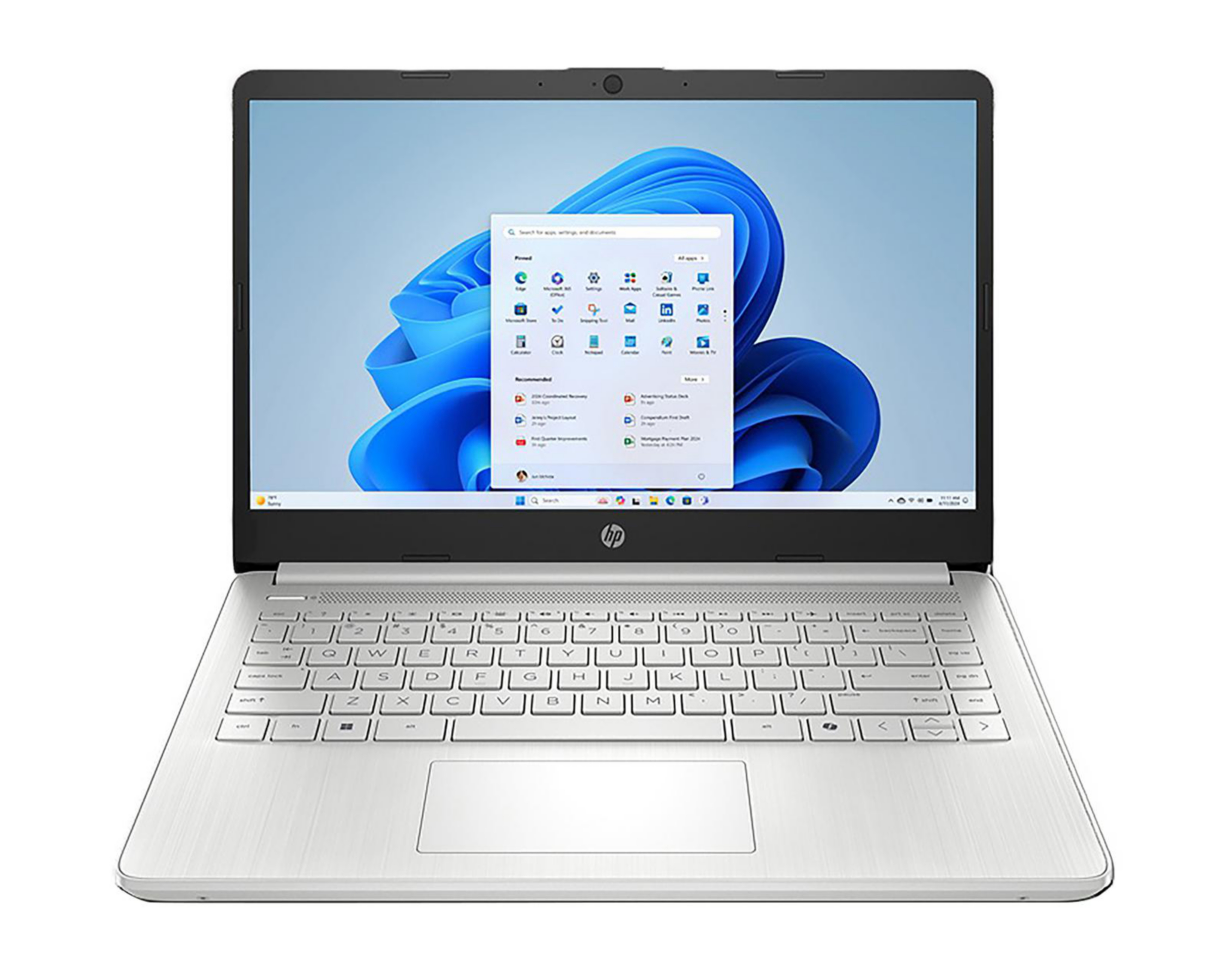 Foto 2 pulgar | Laptop HP 14-DQ6000LA 14 Pulgadas Windows 11 Intel N150 4 GB RAM 128 GB SSD Plateada