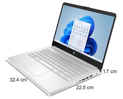 Foto 5 | Laptop HP 14-DQ6000LA 14 Pulgadas Windows 11 Intel N150 4 GB RAM 128 GB SSD Plateada