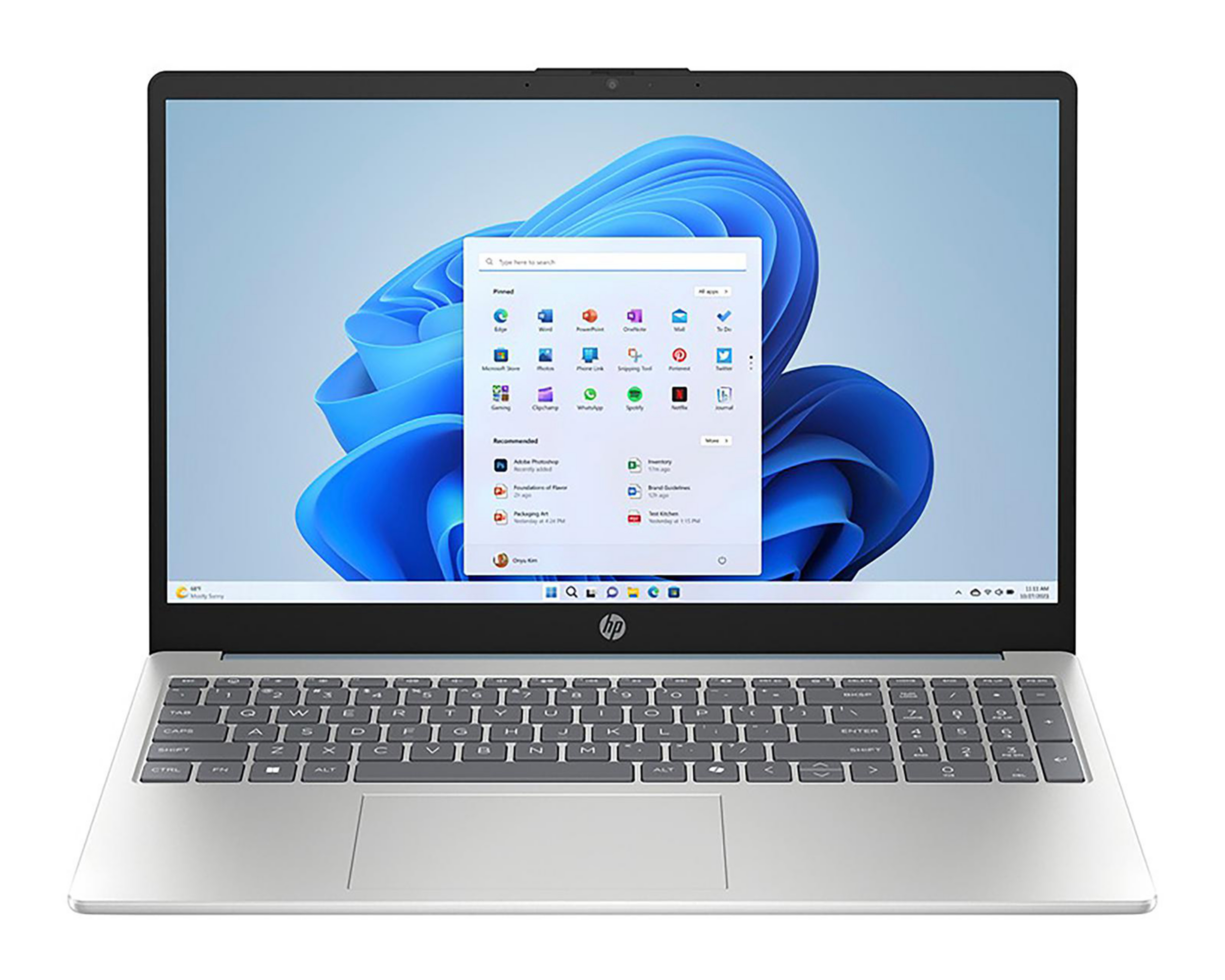 Foto 1 | Laptop HP 15-FD0211LA 15.6 Pulgadas Windows 11 Home Intel N200 8 GB RAM 512 GB SSD Azul