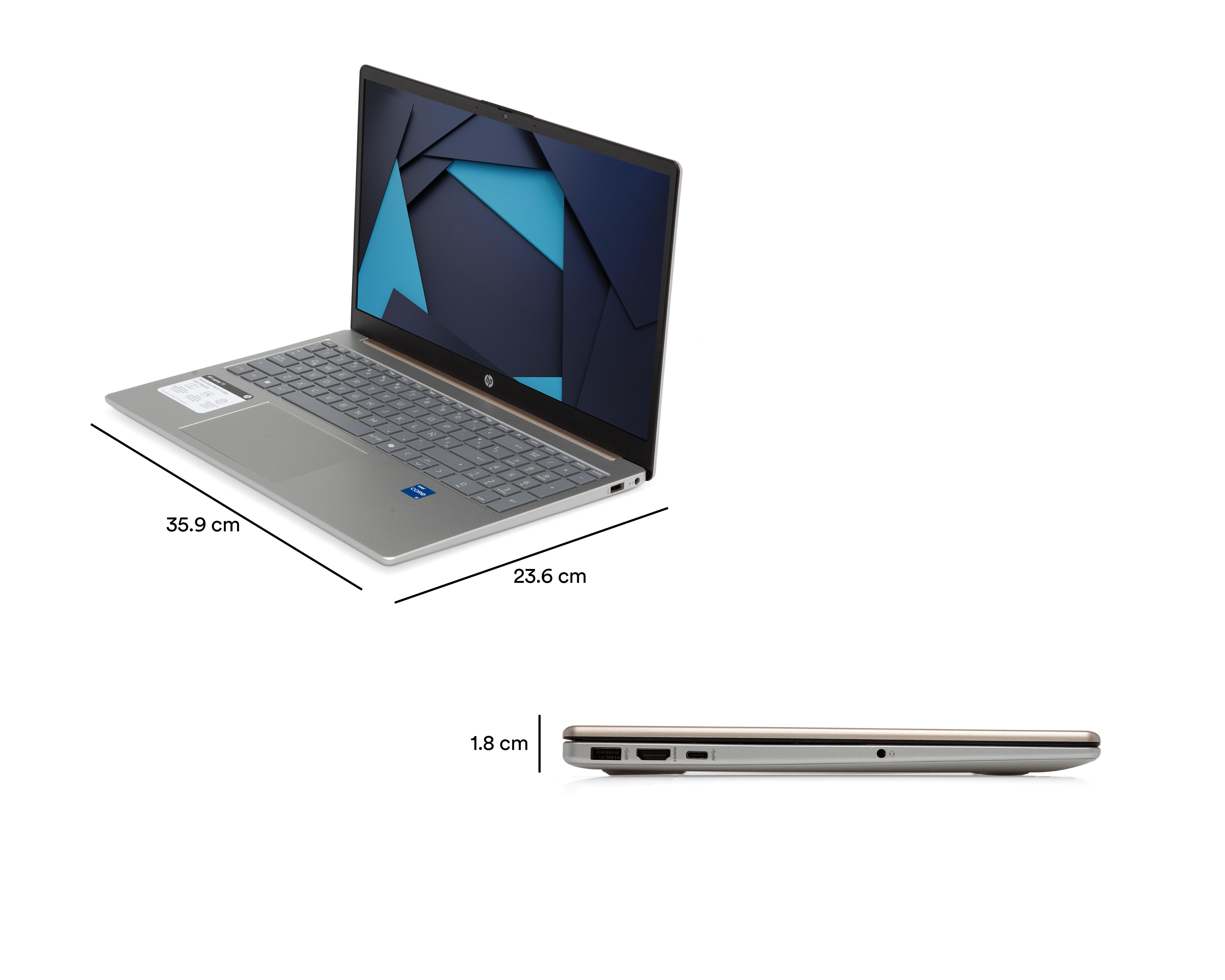 Foto 7 | Laptop HP 15-FD0151LA 15.6 Pulgdas Windows 11 Intel Core i5 8 GB RAM 512 GB SSD Dorado