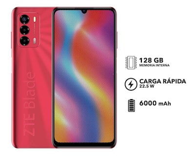 Foto 6 | Telcel ZTE Blade V40 Vita 128 GB Rojo