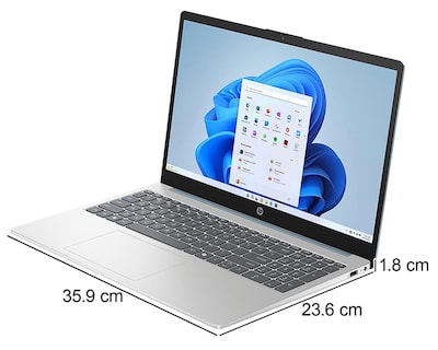 Foto 6 | Laptop HP 15-FC0212LA 15.6 Pulgadas Windows 11 Home AMD Athlon 8GB RAM 512 GB SSD Azul con Mochila