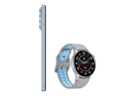 Foto 4 | Telcel ZTE Axon 70 256 GB Gris + Reloj