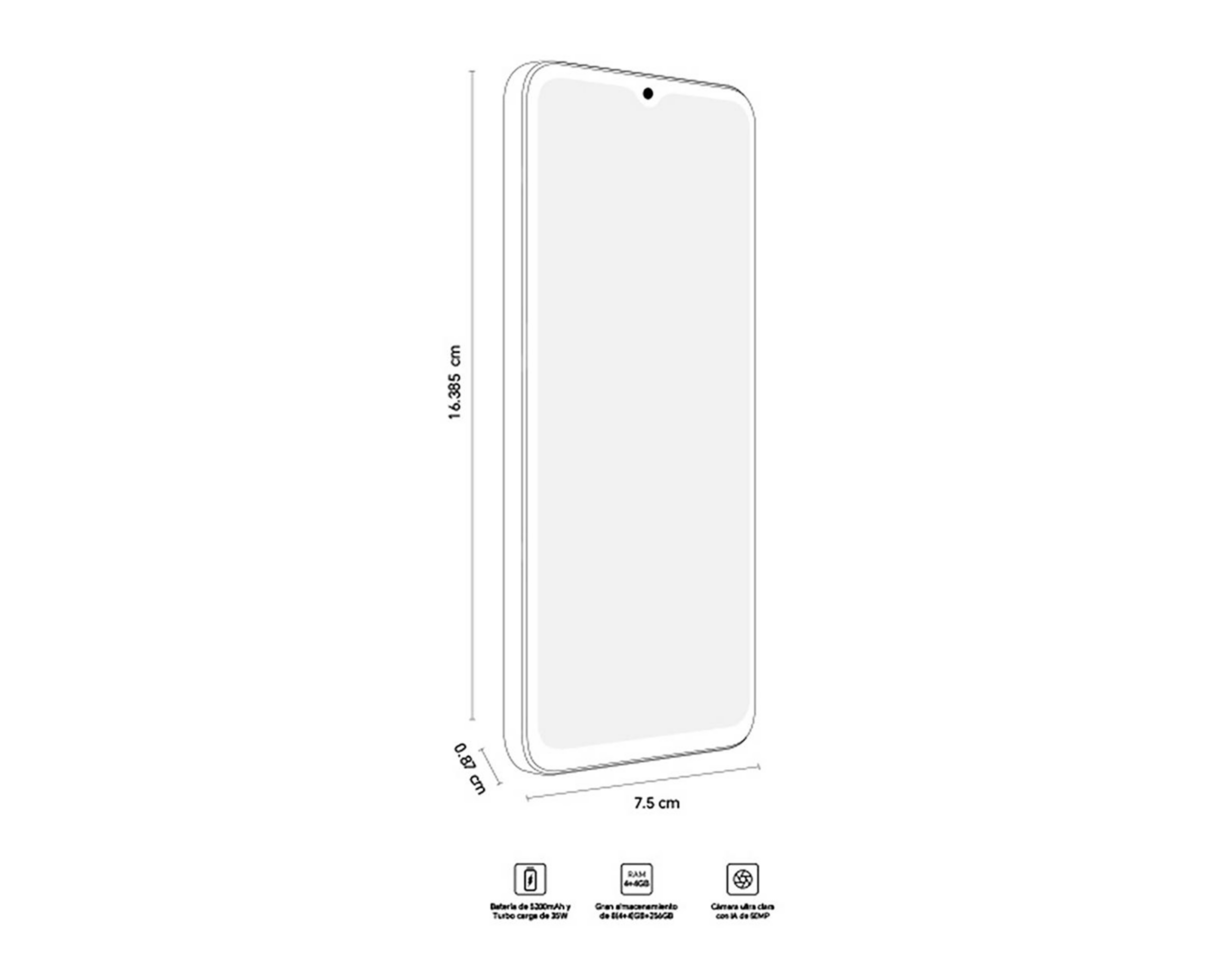 Foto 7 pulgar | AT&T Honor X5B Plus 256 GB Morado