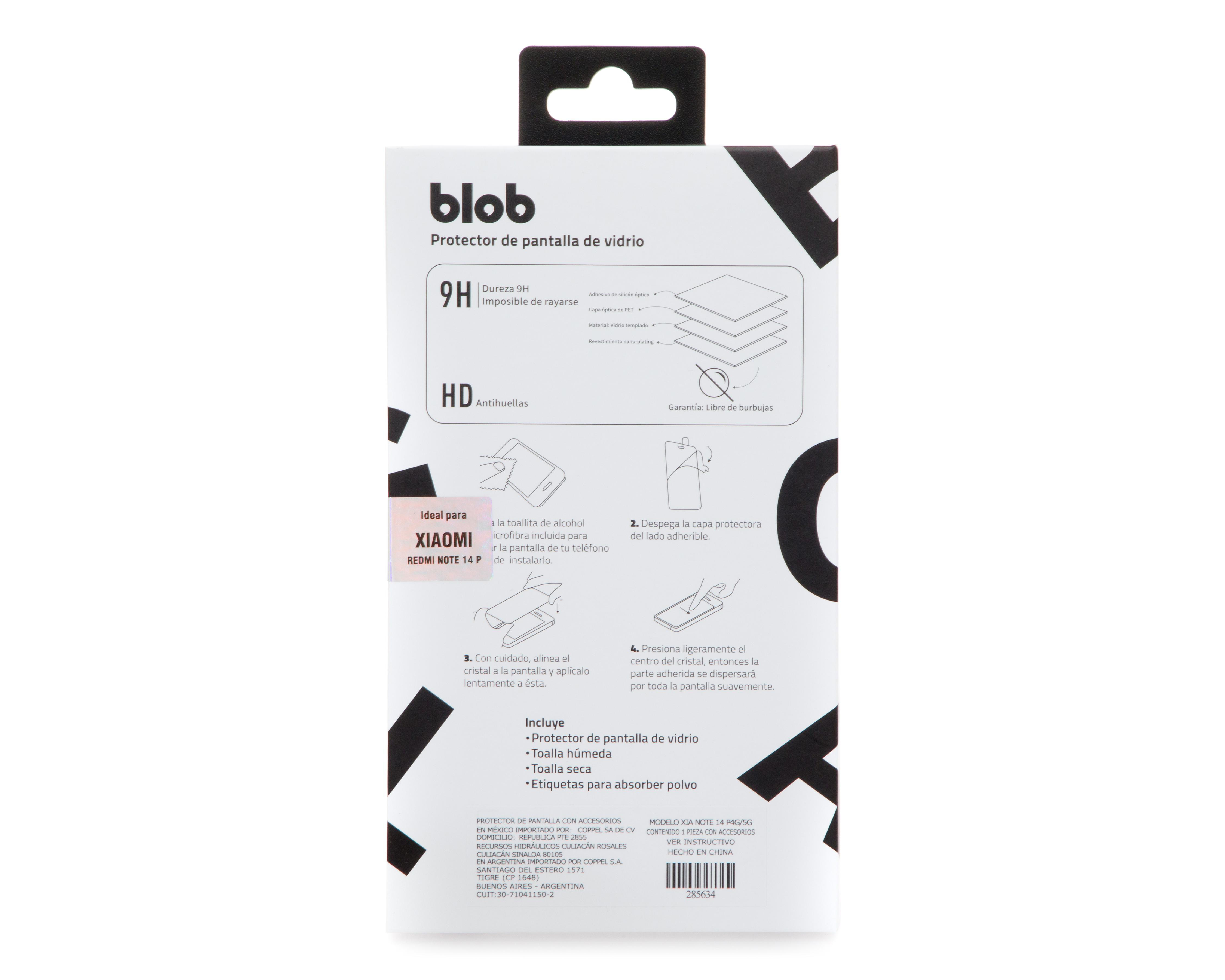 Foto 2 | Protector de Pantalla Blob para Xiaomi Redmi Note 14 Pro
