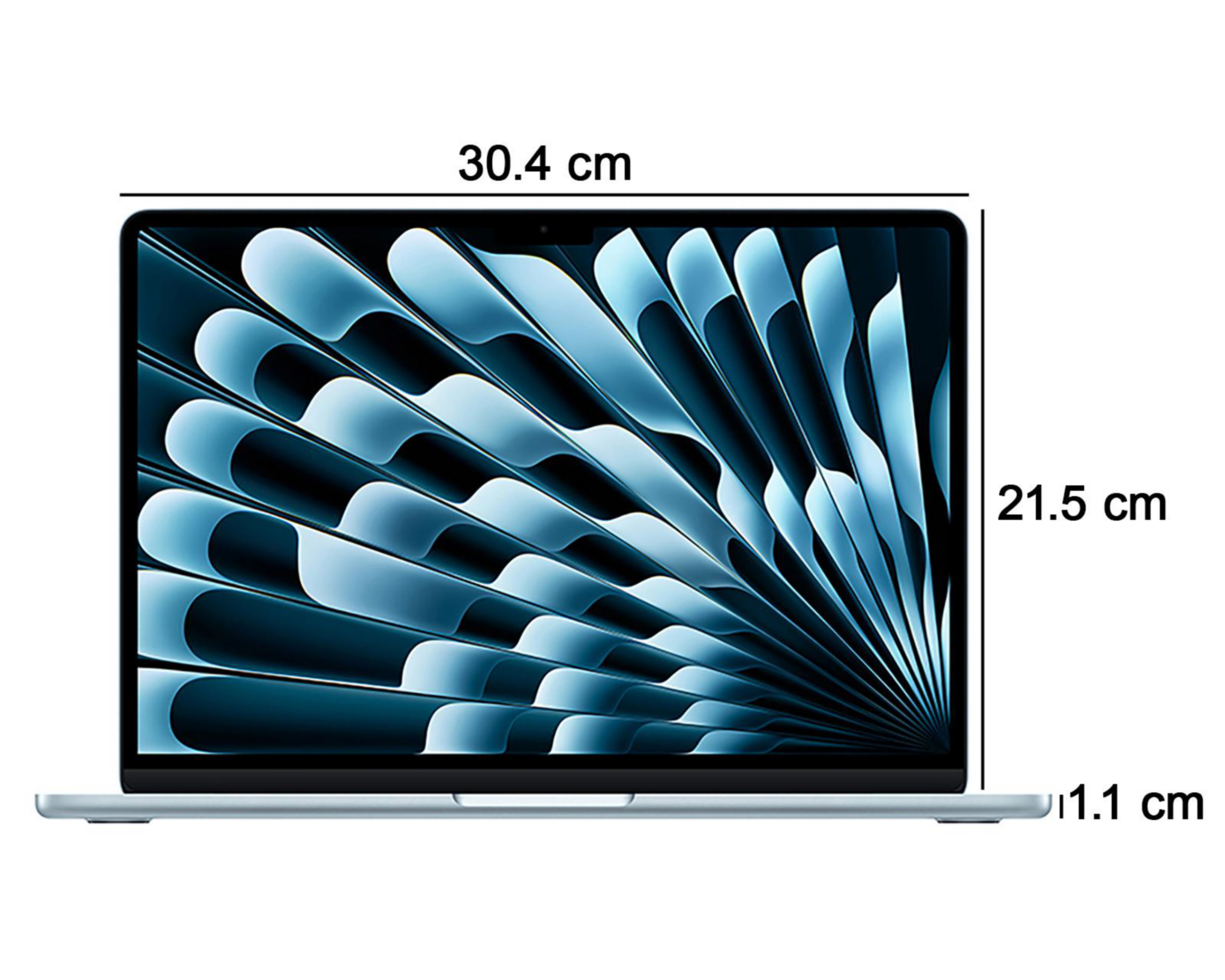Foto 11 pulgar | MacBook Air M4 13 Pulgadas 16 GB RAM 256 SSD 8 GPU Azul Cielo