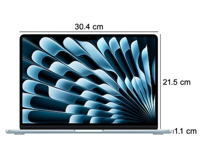 Foto 10 | MacBook Air M4 13 Pulgadas 16 GB RAM 256 SSD 8 GPU Azul Cielo