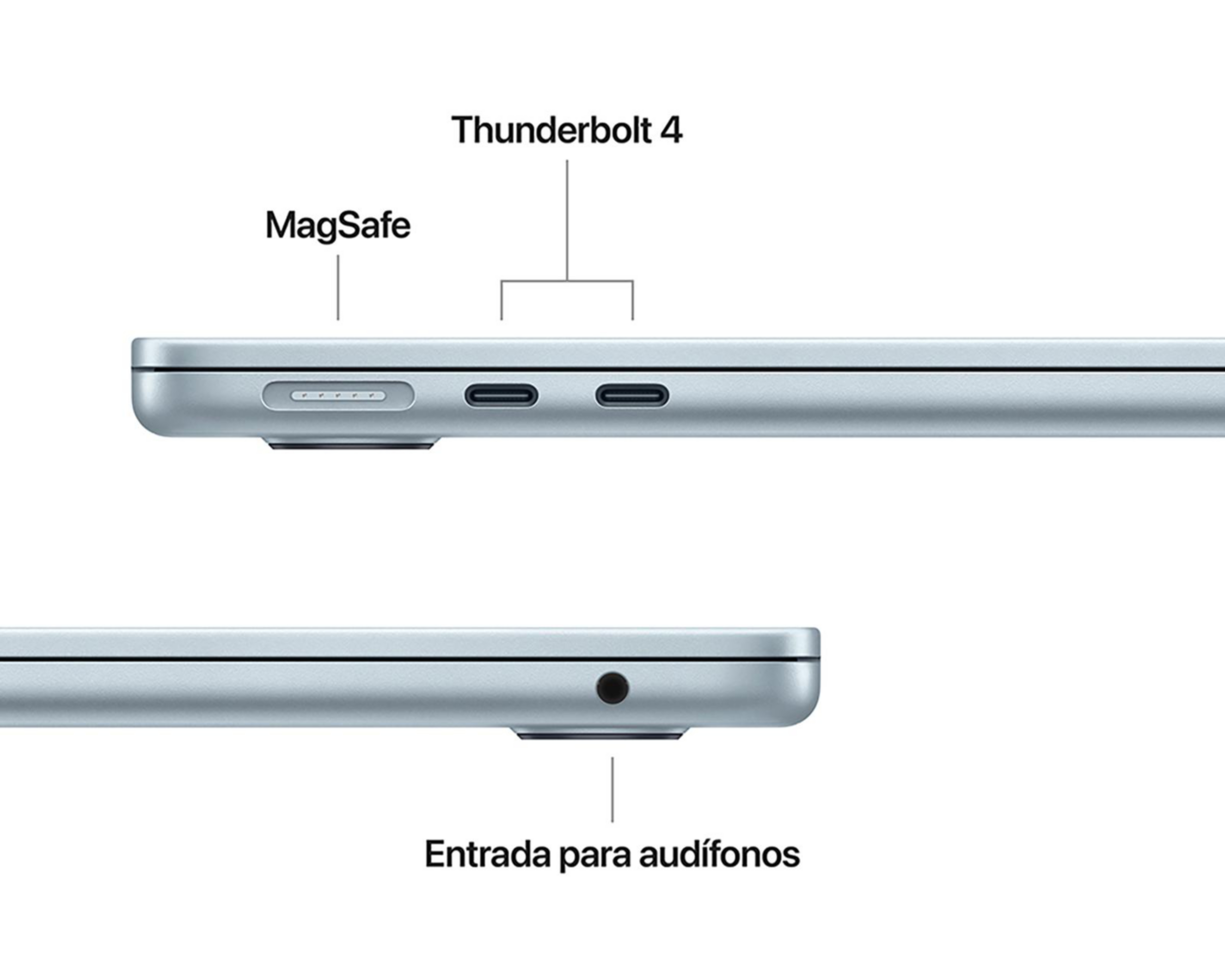 Foto 5 pulgar | MacBook Air M4 13 Pulgadas 16 GB RAM 256 SSD 8 GPU Azul Cielo