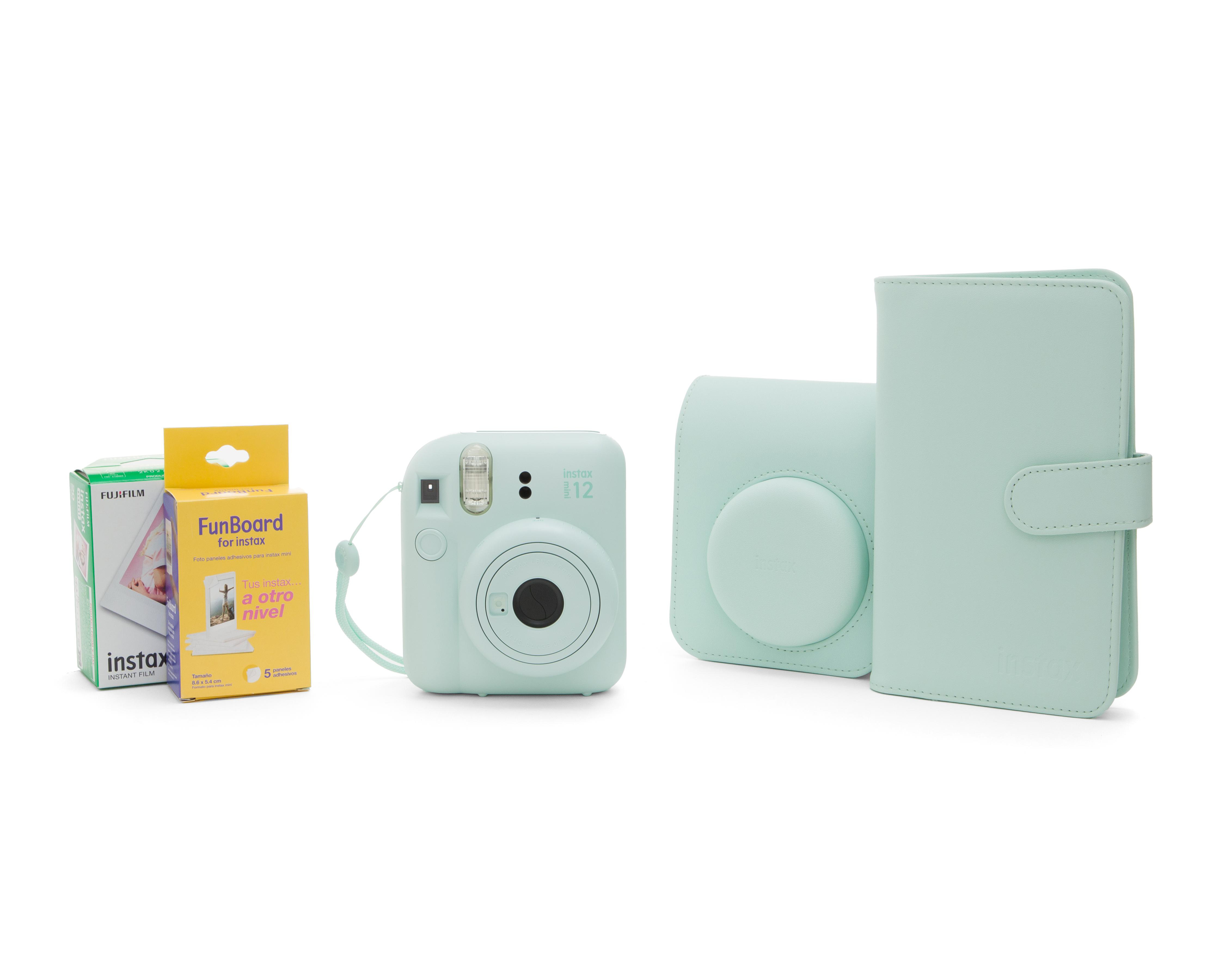 Foto 7 pulgar | Cámara Fujifilm Instax Mini 12 5 Piezas con Set de Cartuchos