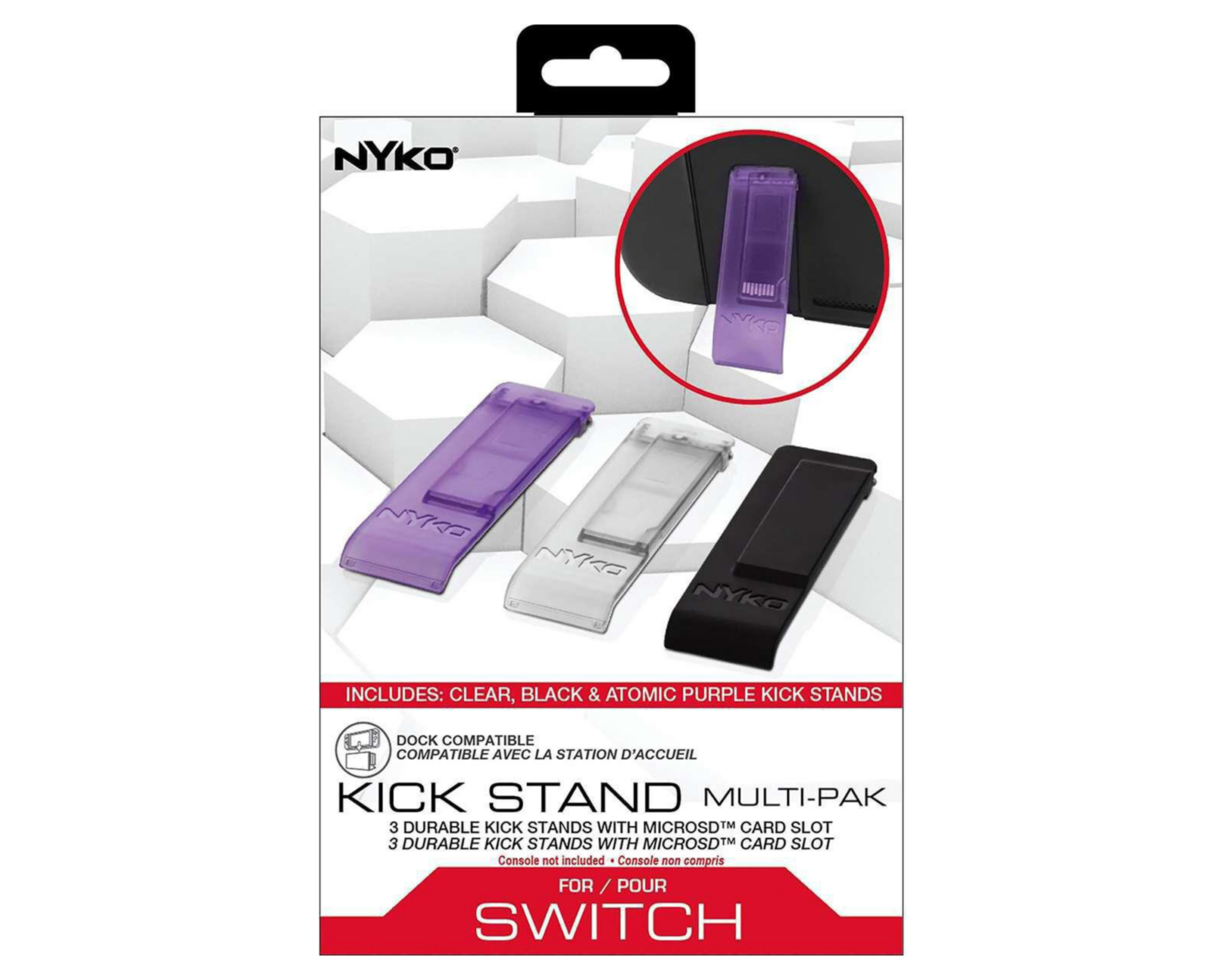 Foto 2 | Soporte para Consola Nintendo Switch Nyko 3 Piezas