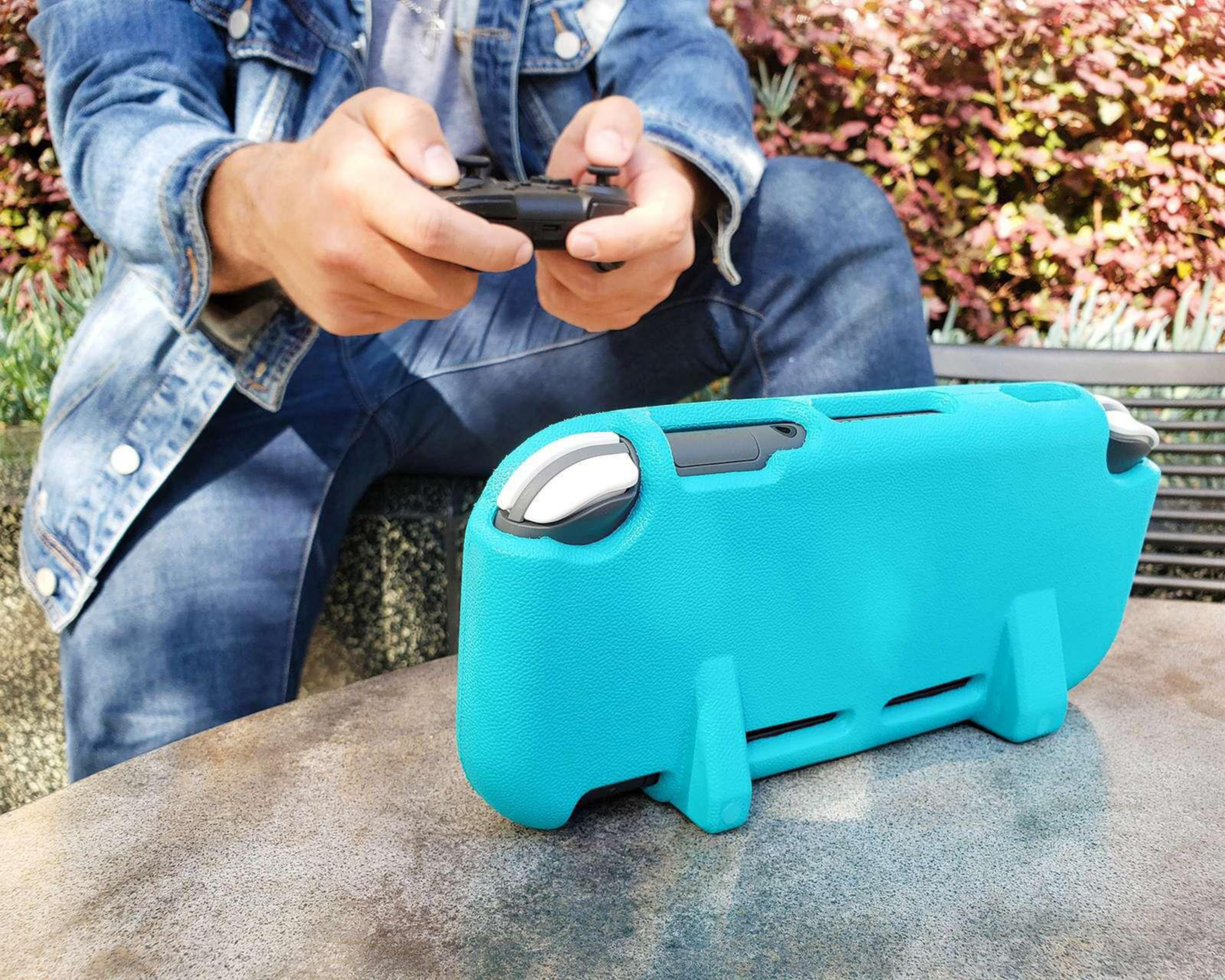 Foto 7 pulgar | Funda para Nintendo Switch Lite Antigolpes