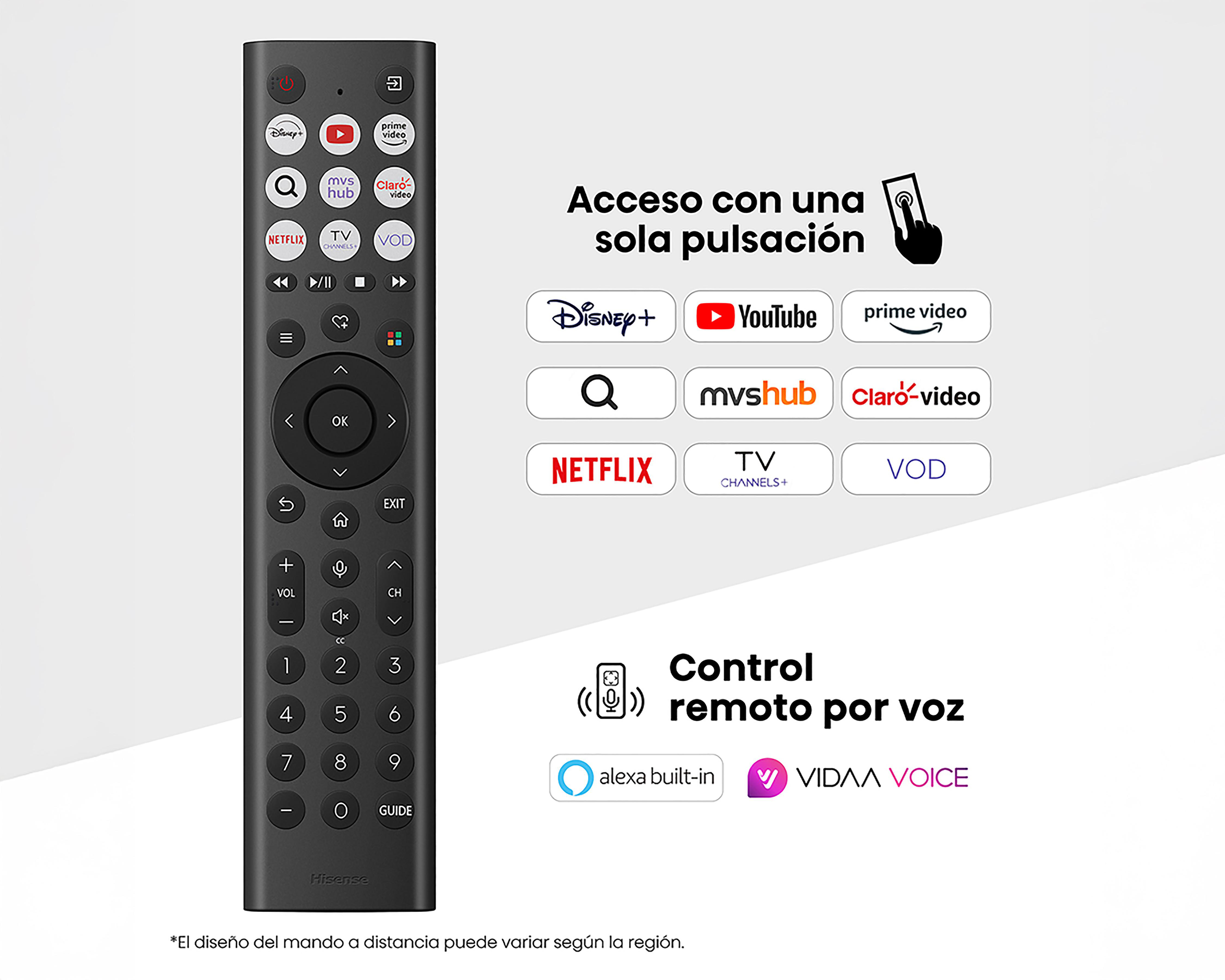 Foto 5 pulgar | Pantalla Smart TV Hisense QLED 50 Pulgadas Ultra HD 4K 50QD6QV