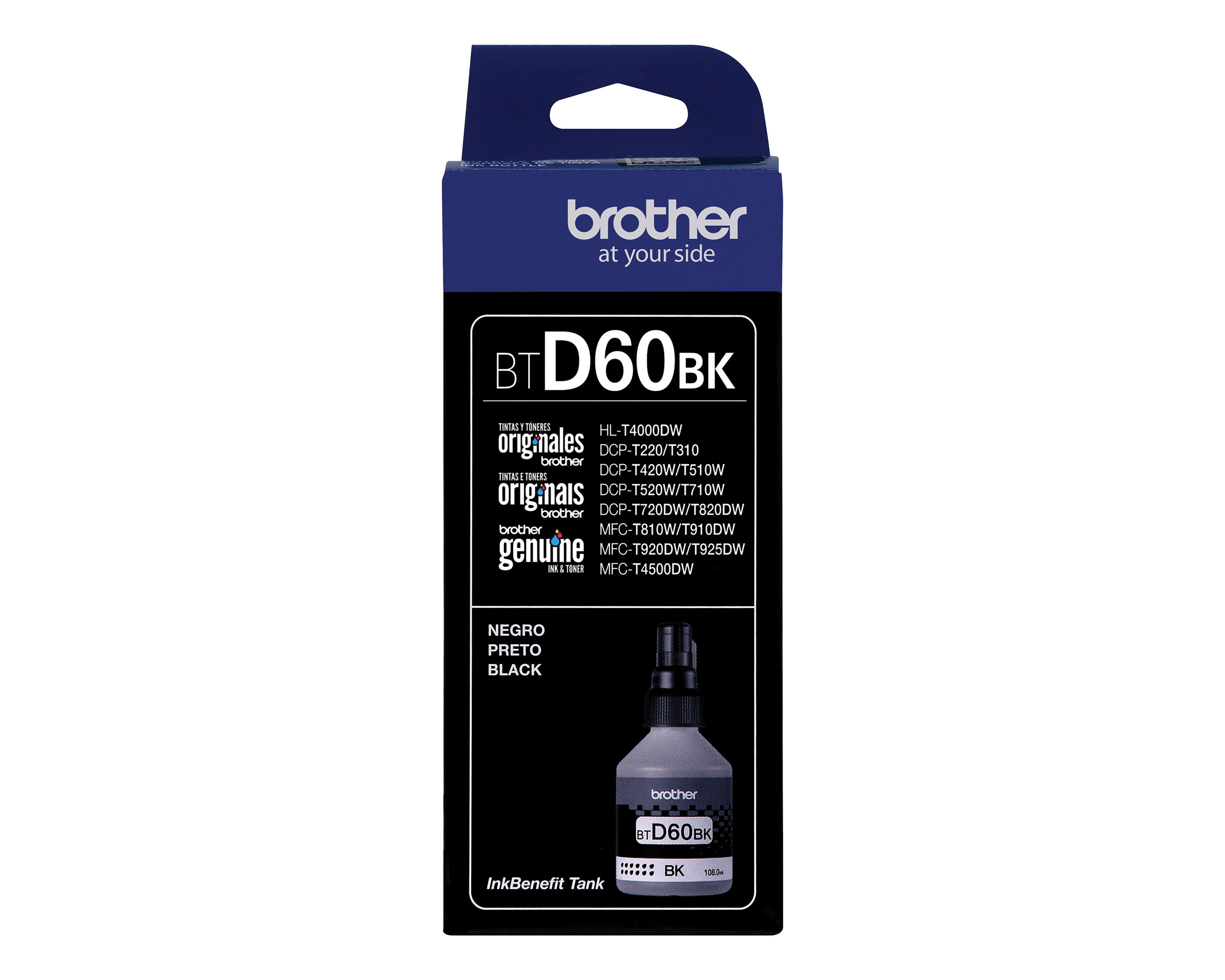 Foto 3 pulgar | Botella de Tinta Brother BTD60BK Negro