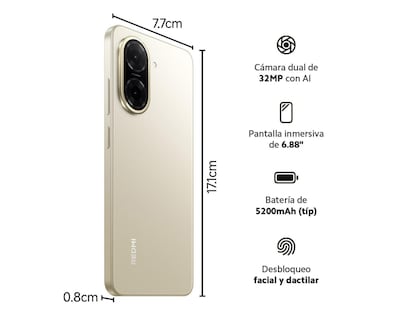 Foto 10 | Telcel Xiaomi Redmi A5 64 GB Titanio