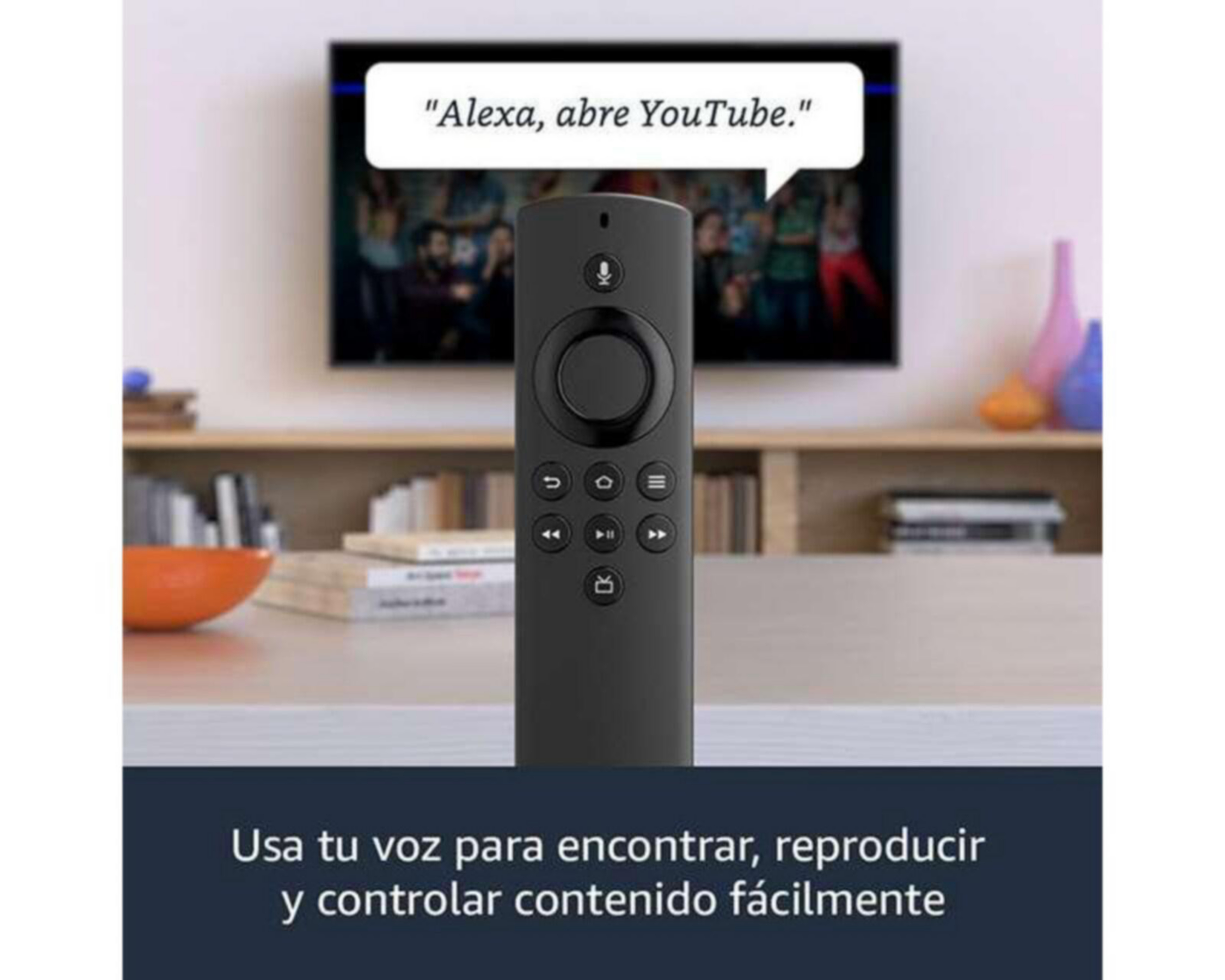 Foto 3 | Reproductor Streaming Amazon Fire TV Stick Lite con Control por Voz Alexa