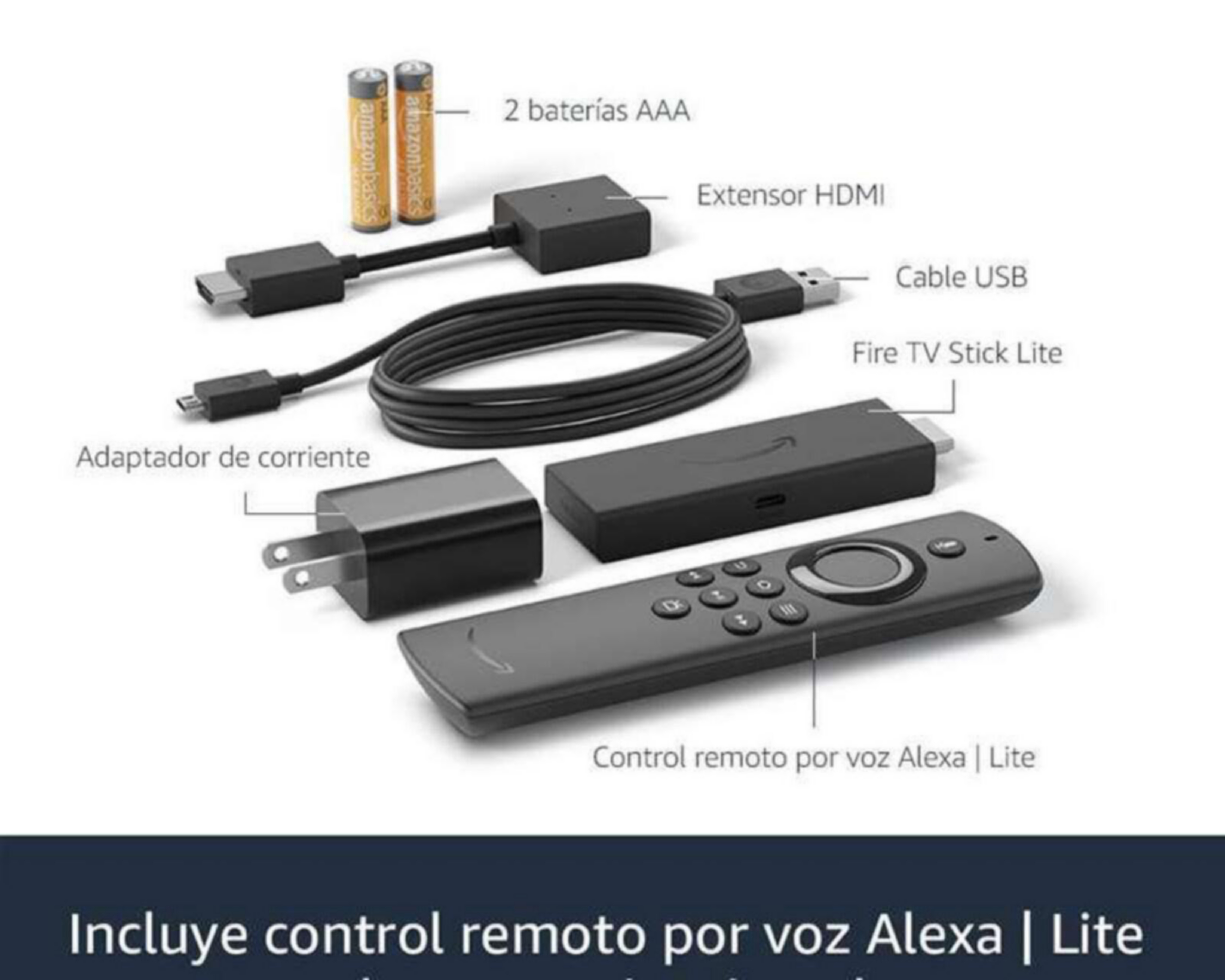 Foto 6 pulgar | Reproductor Streaming Amazon Fire TV Stick Lite con Control por Voz Alexa