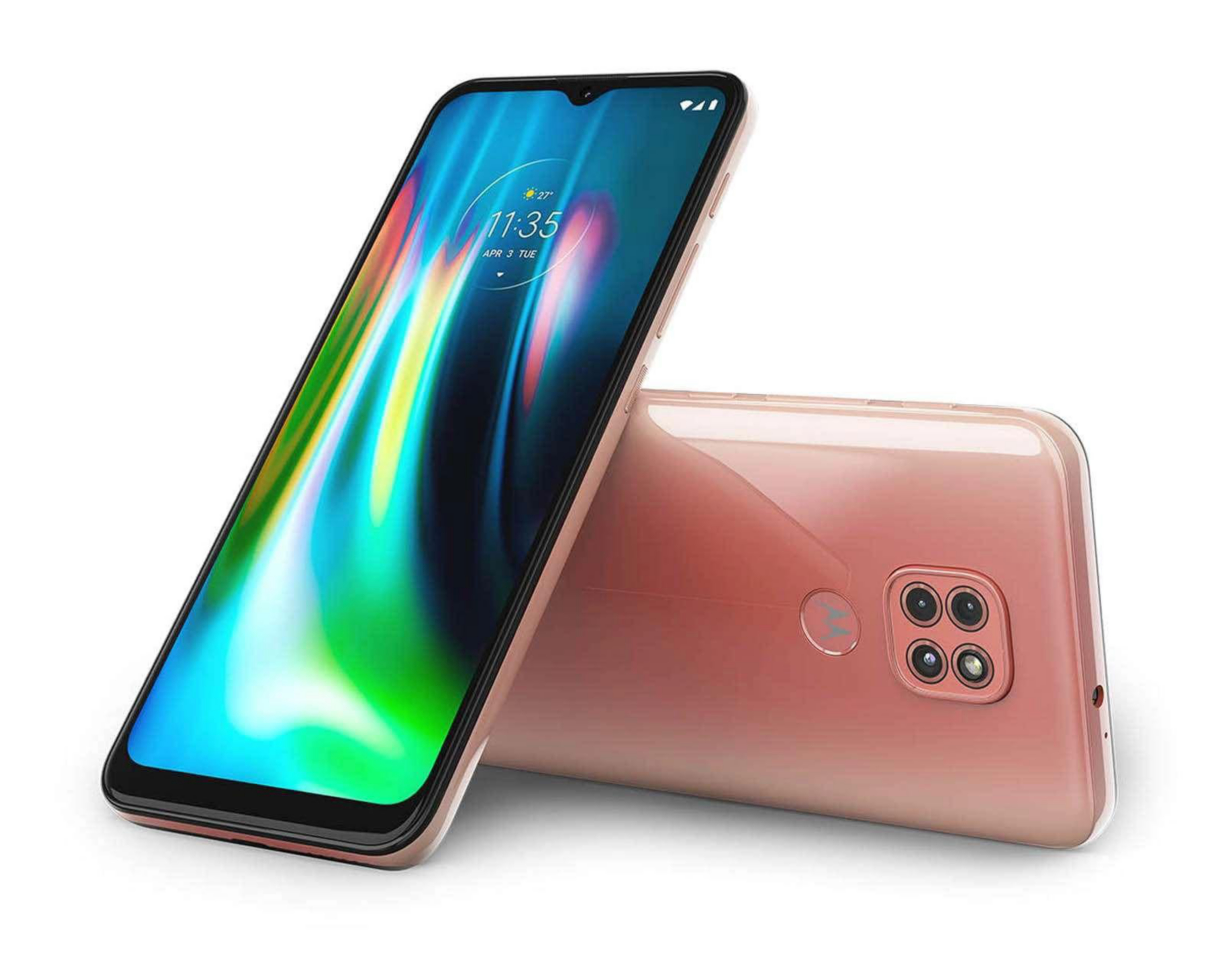 Foto 2 | AT&T Unefon Motorola Moto G9 Play 64 GB Rosa