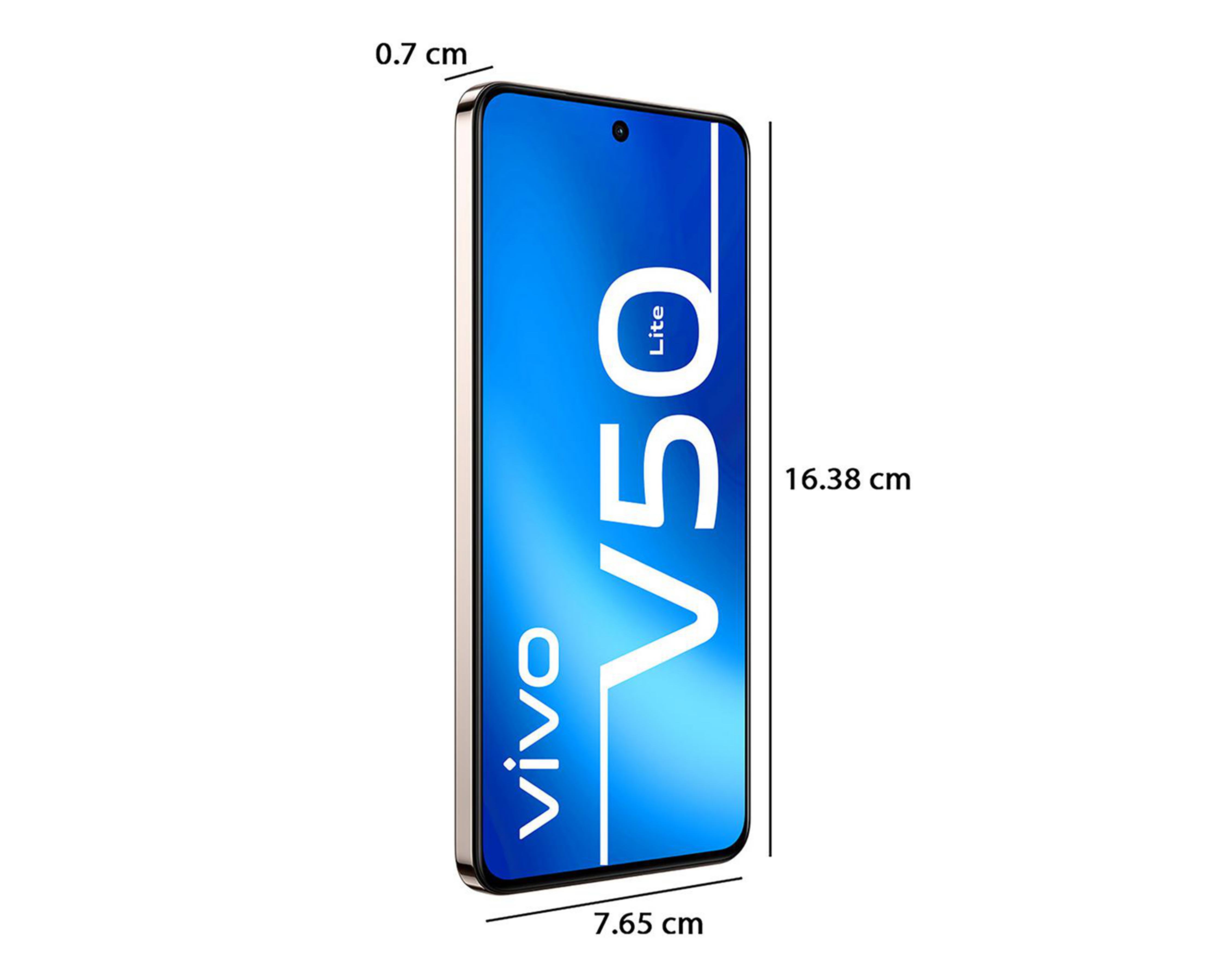 Foto 9 pulgar | AT&T Vivo V50 Lite 5G 256 GB Dorado