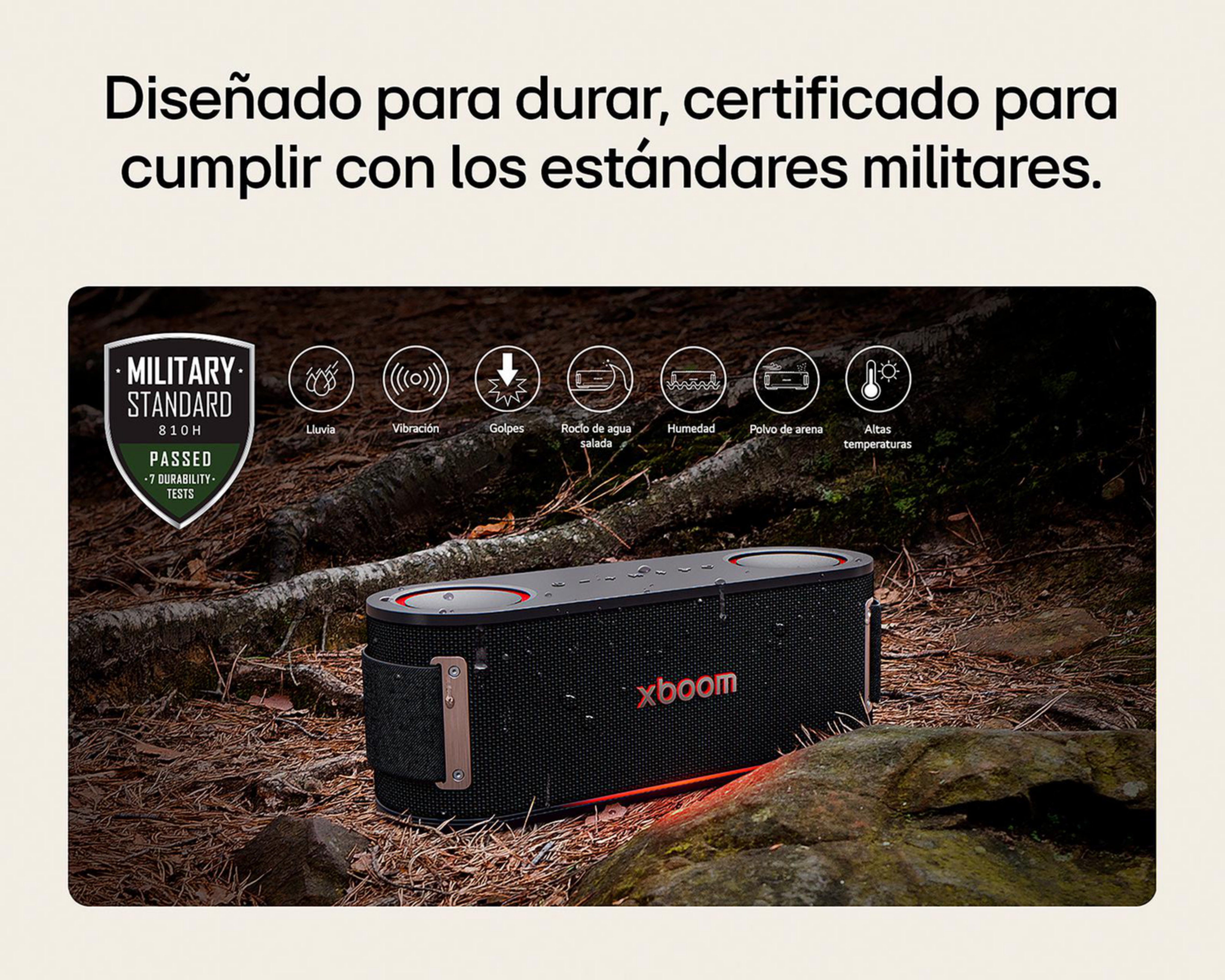 Foto 6 | Bocina Bluetooth LG Xboom Bounce by will.i.am 37 W Resistente al Agua