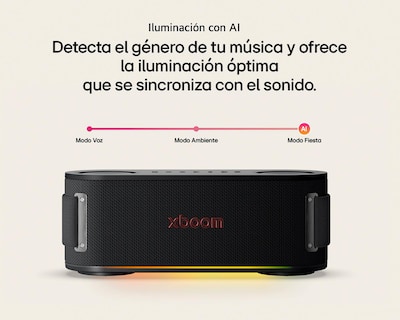 Foto 7 | Bocina Bluetooth LG Xboom Bounce by will.i.am 37 W Resistente al Agua