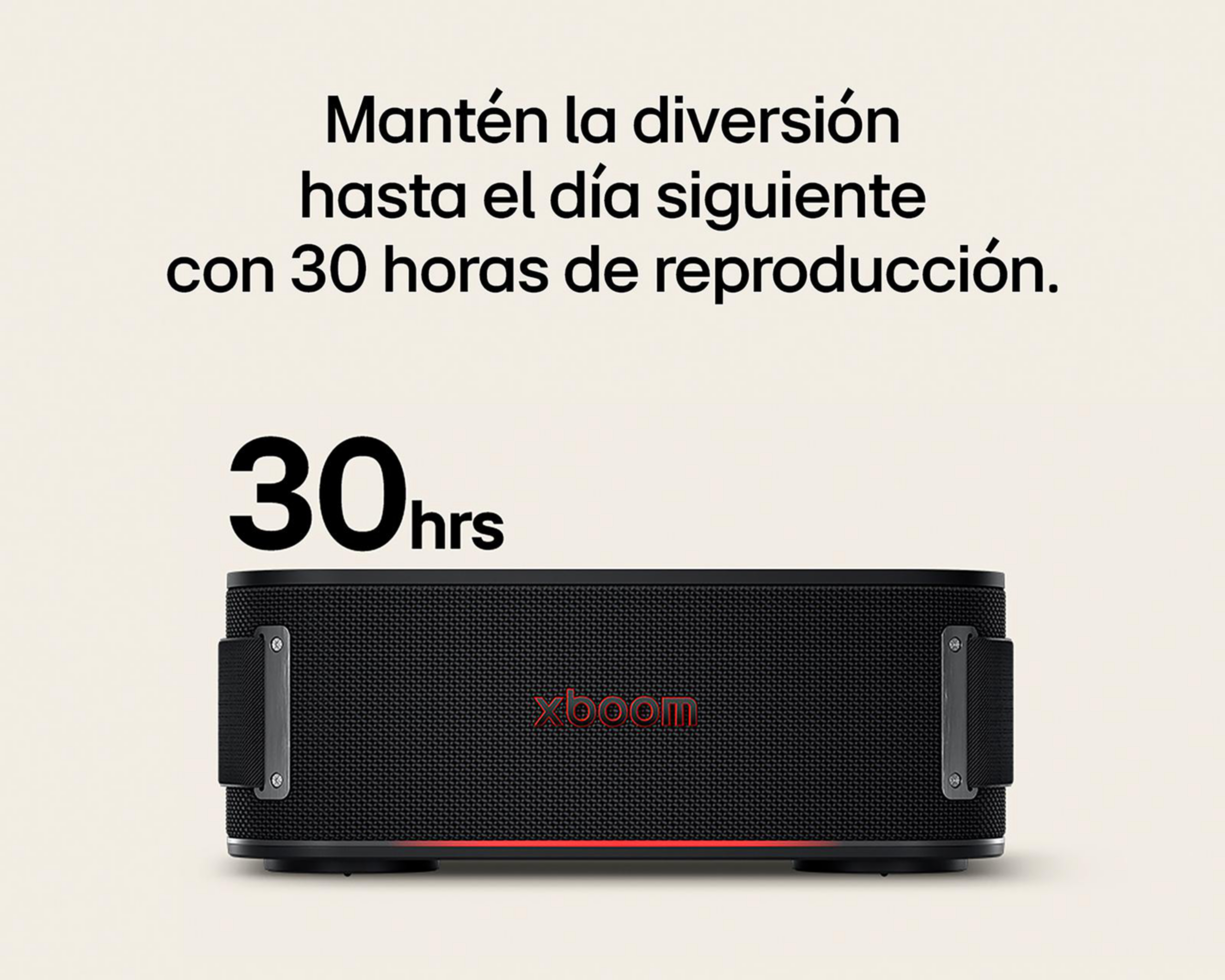 Foto 9 pulgar | Bocina Bluetooth LG Xboom Bounce by will.i.am 37 W Resistente al Agua