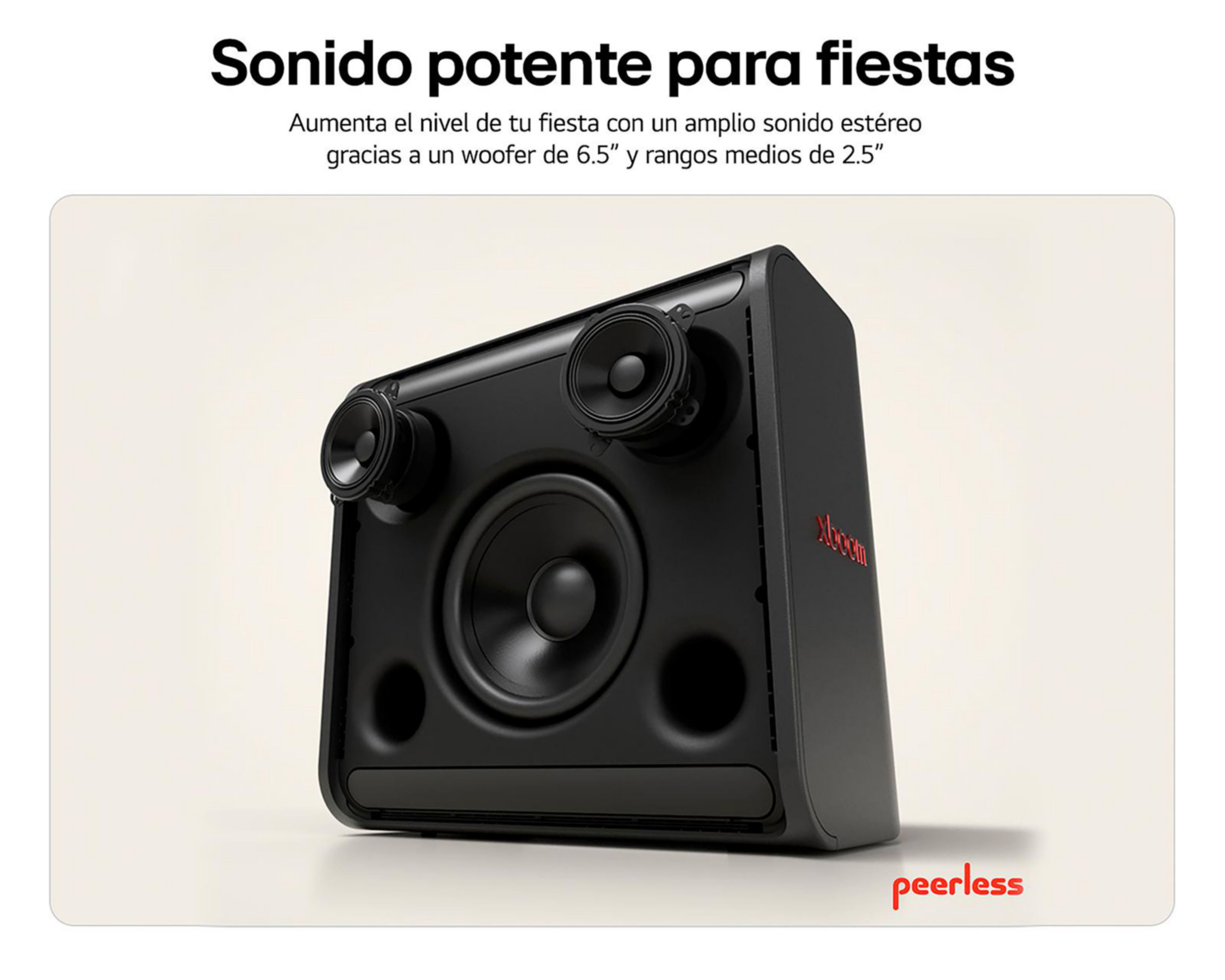Foto 6 pulgar | Bocina Bluetooth LG Stage 301 by Will.i.am 120 W Resistente al Agua