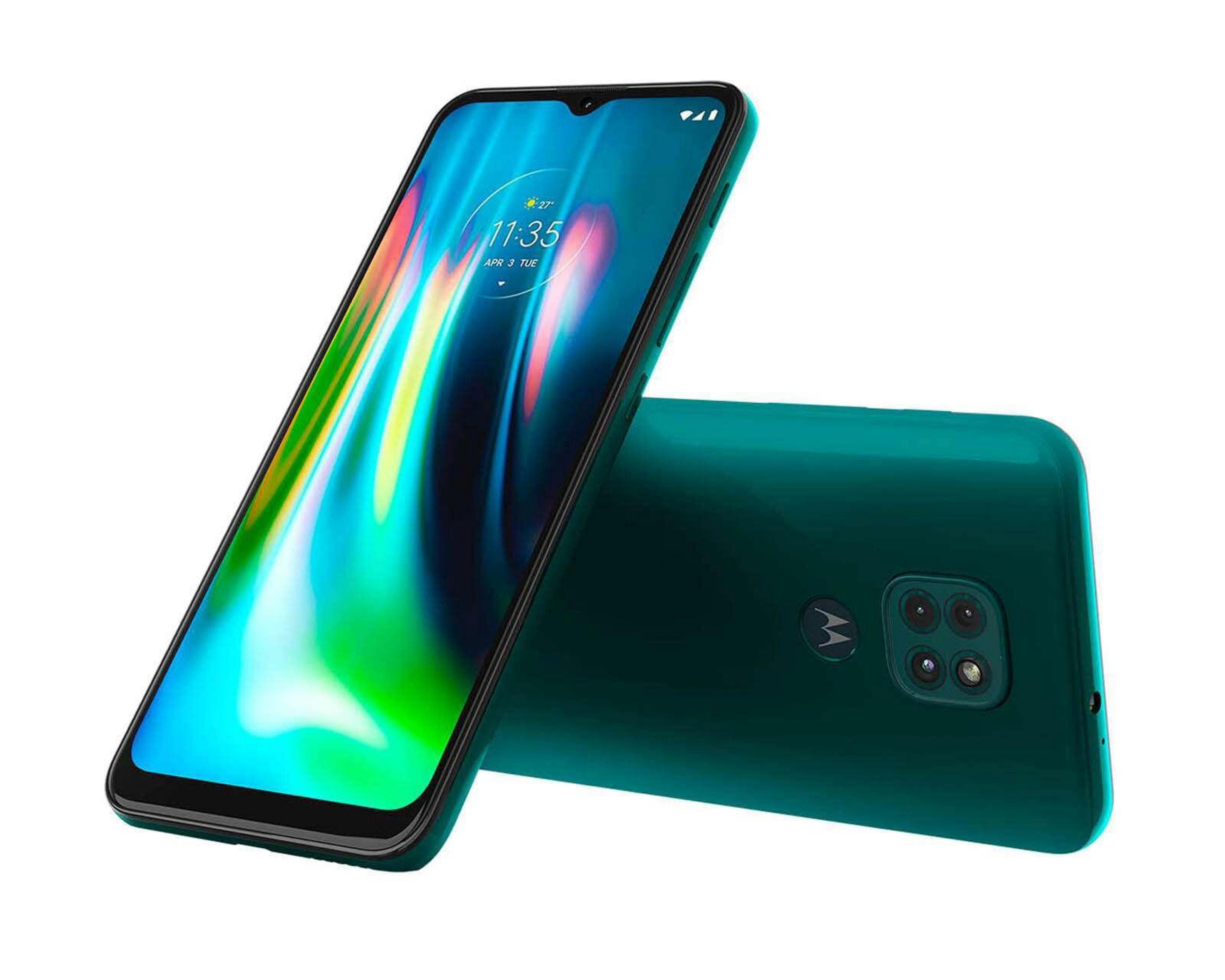 Foto 3 pulgar | Telcel Motorola Moto G9 Play 64 GB Verde