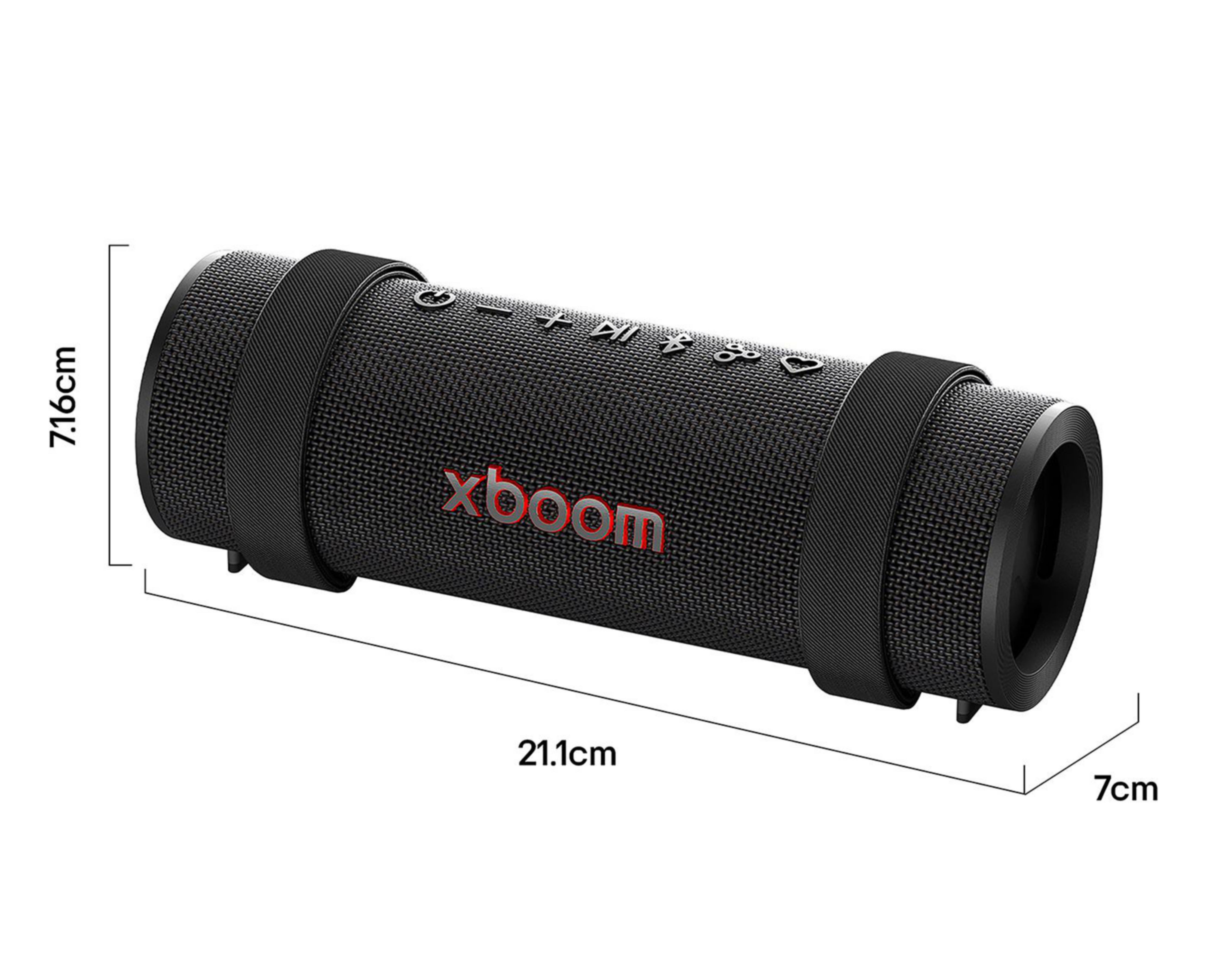 Foto 11 pulgar | Bocina Bluetooth LG Xboom Grab by will.i.am 30 W Resistente al Agua