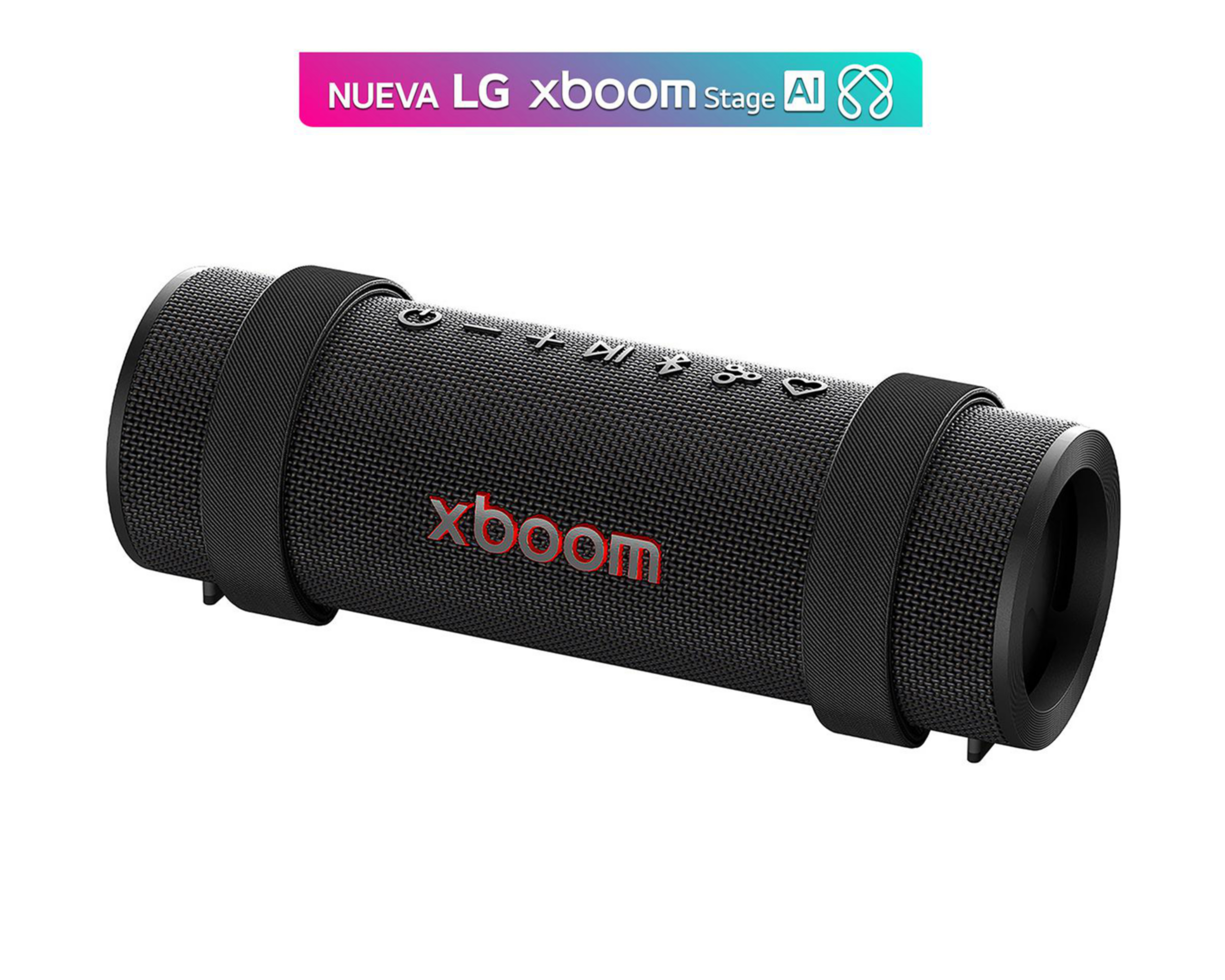 Foto 3 pulgar | Bocina Bluetooth LG Xboom Grab by will.i.am 30 W Resistente al Agua